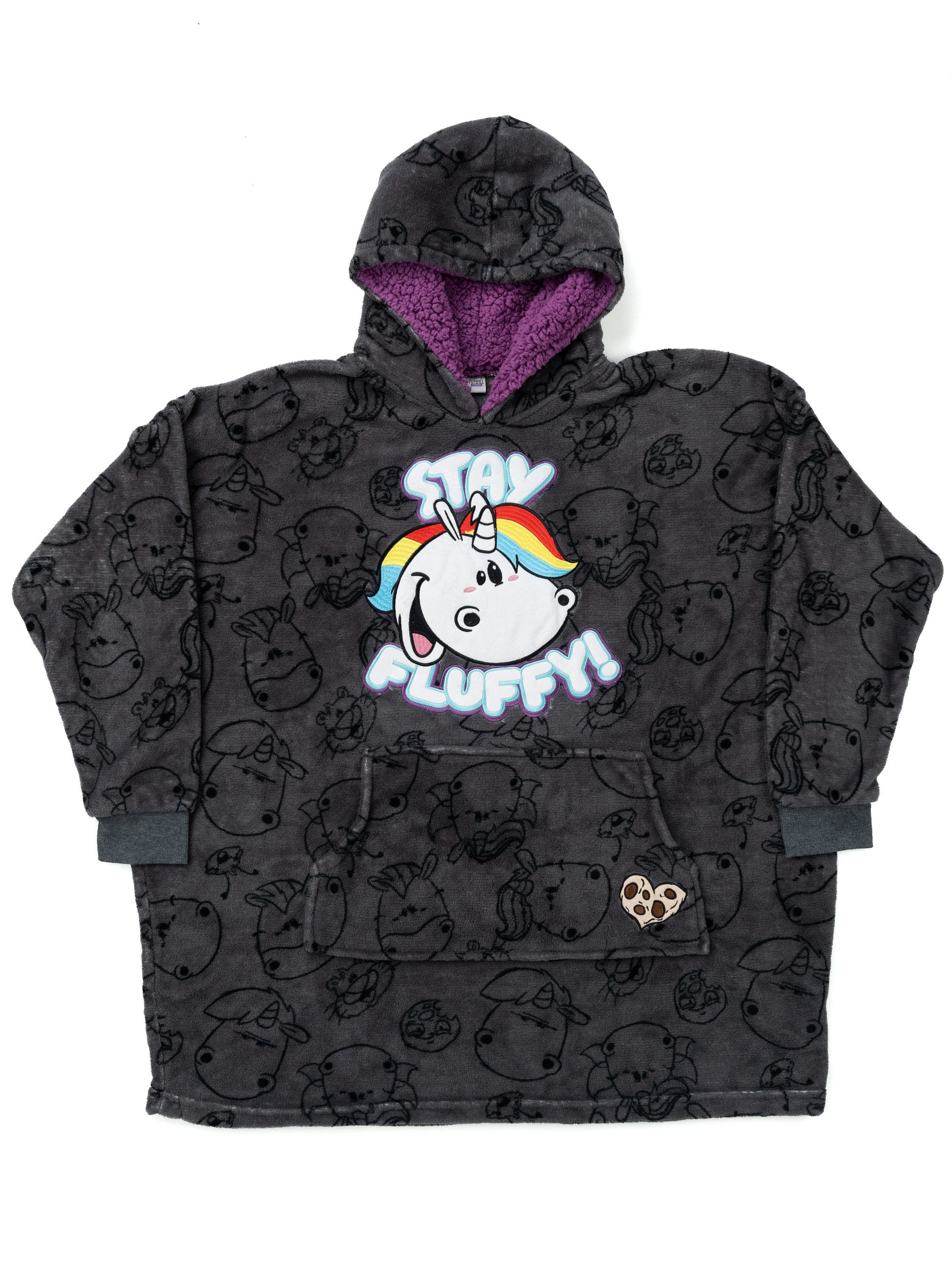 United Labels® Kapuzenpullover Pummeleinhorn Oversize Cozy günstig online kaufen