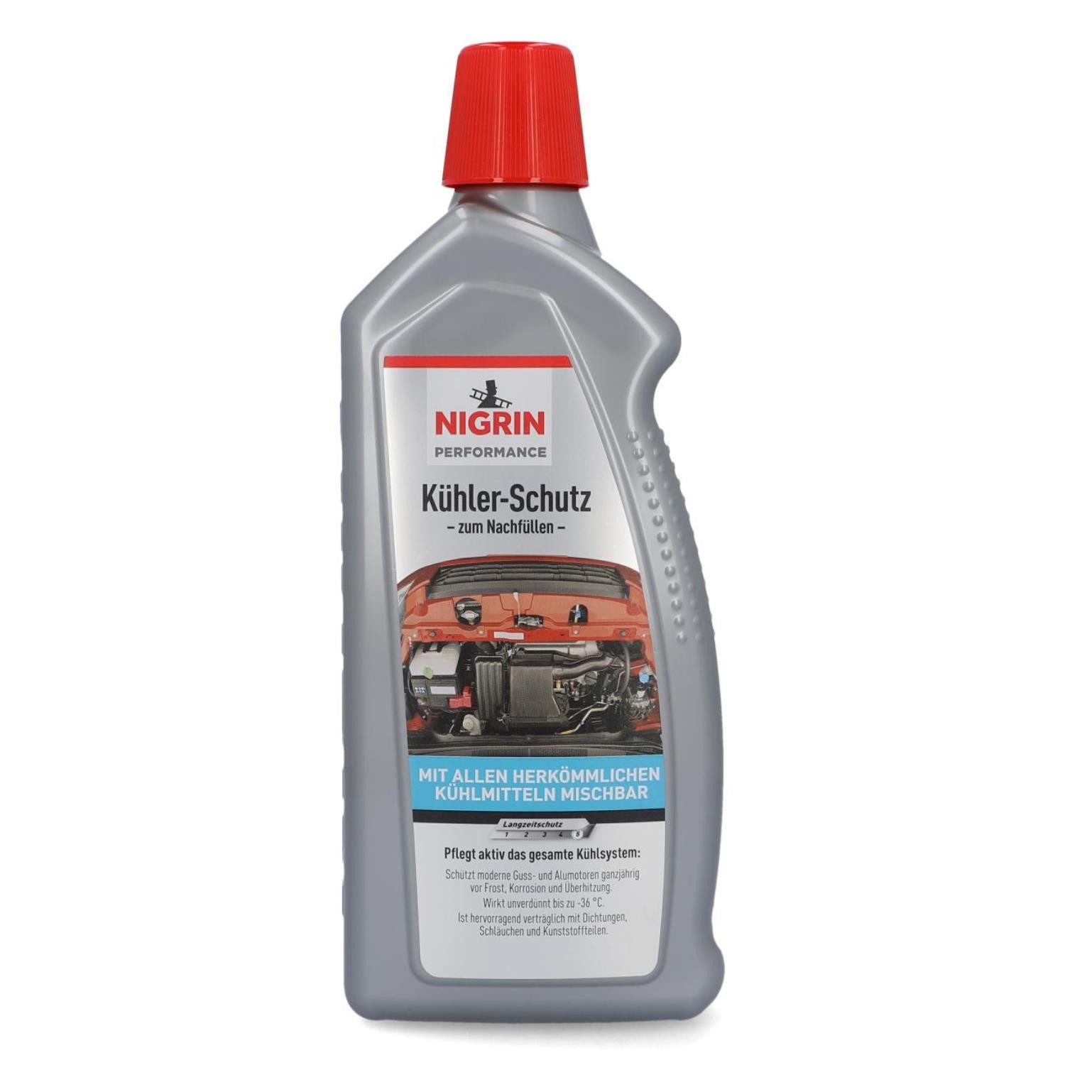 NIGRIN Kühlerfrostschutz Langzeit Kühler-Frostschutz 1L bis -35°C Mix, 1 l, 1x Kühler-Schutz-Universal 1L, 1 St., Применить-Mix Kühlmittel Antifreeze Kühler-Schutz Hochwertig Additive