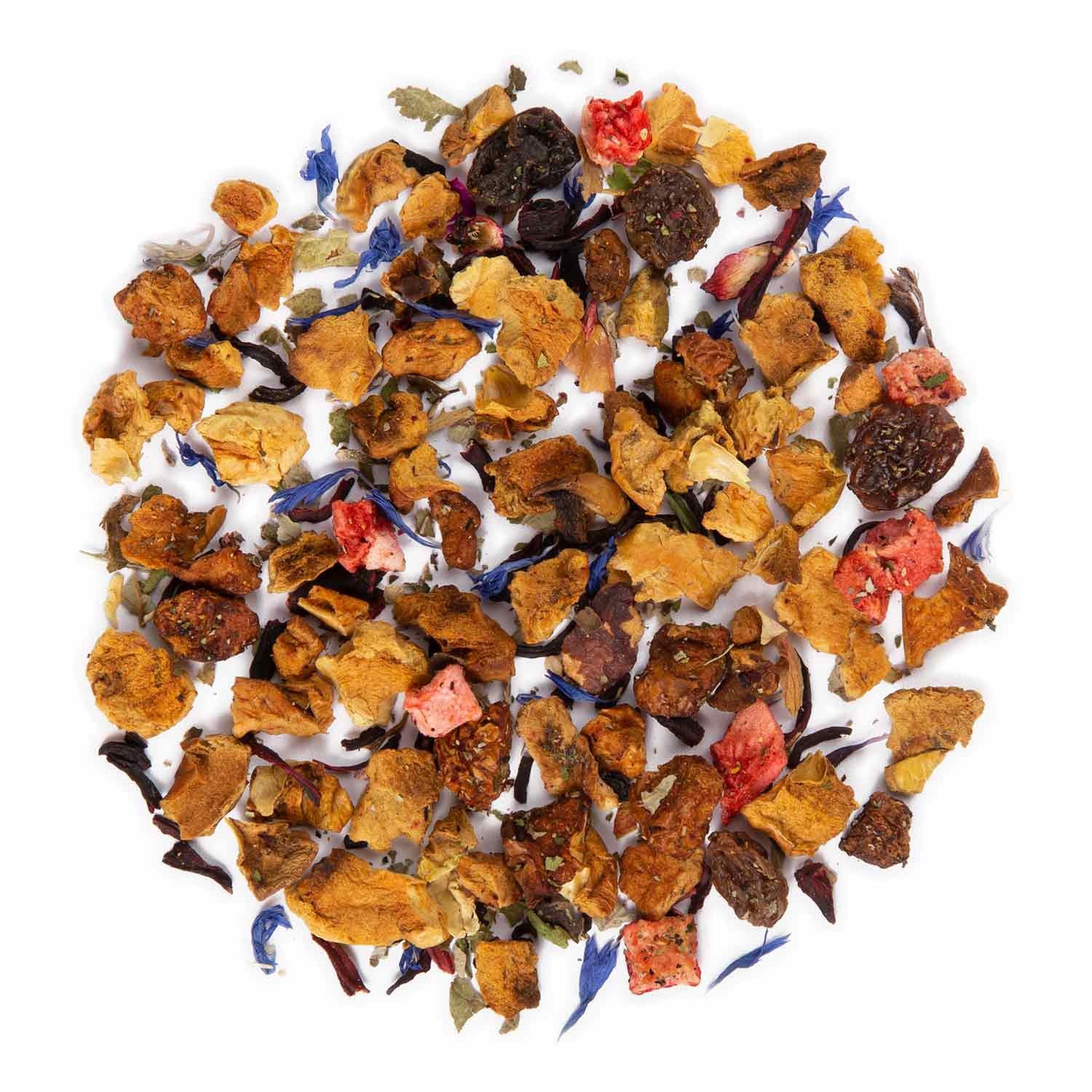 tea exclusive Tee Pink Lemonade, Früchtetee BIO, 125g, Intensiv fruchtiger Tee, exotisch erfrischend.