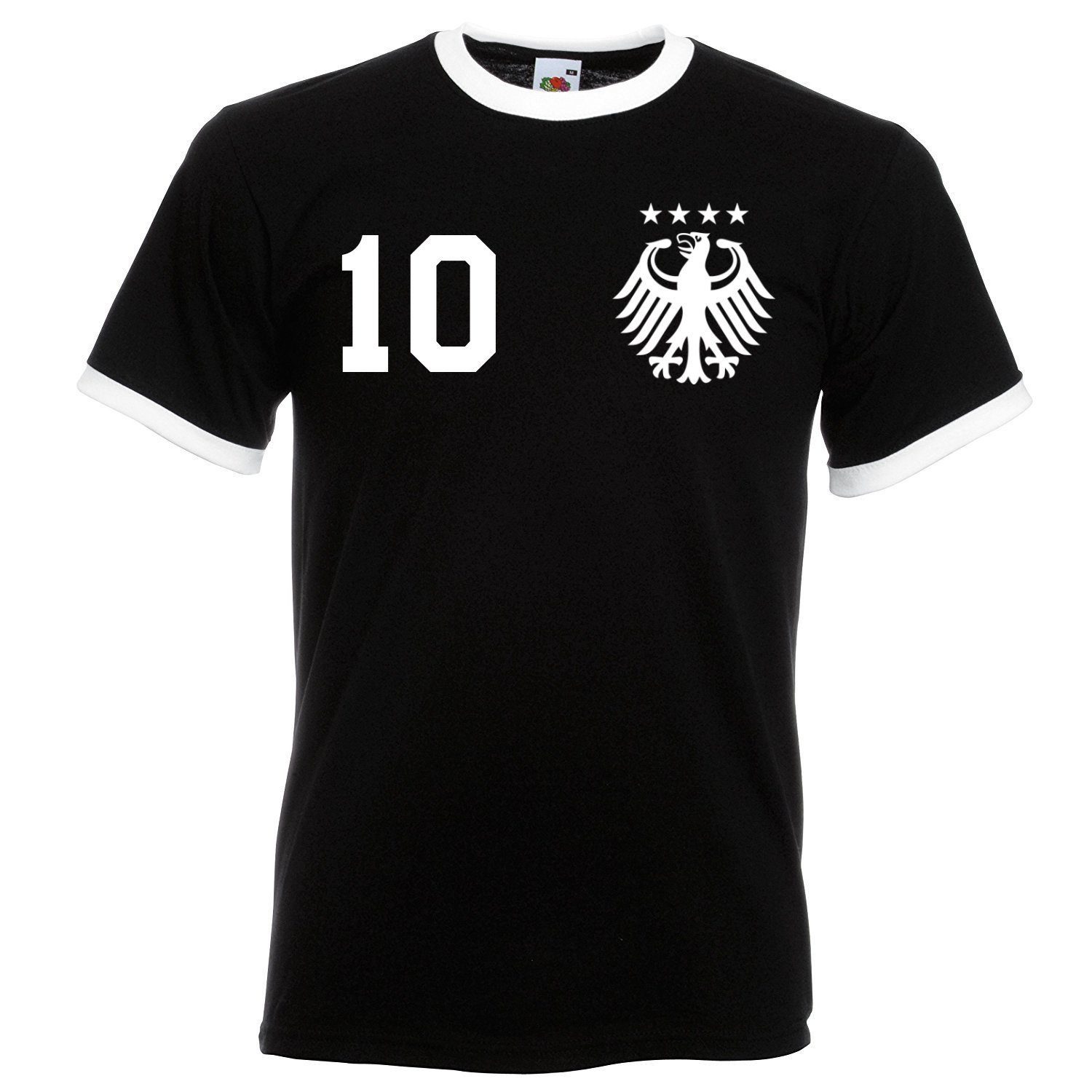 Youth Designz T-Shirt Deutschland Herren T-Shirt Fußball Trikot Look EM 2024 mit trendigem Motiv