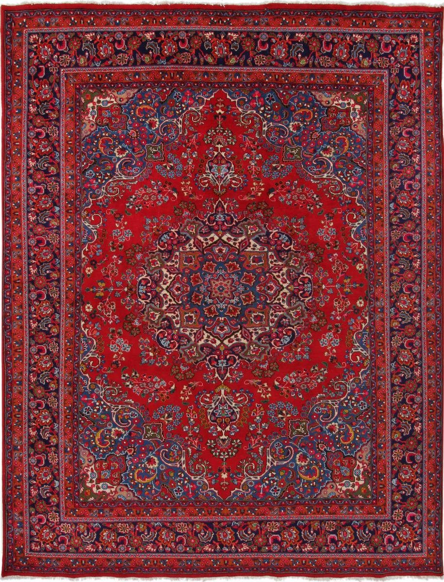 Orientteppich Mashhad 295x380 Handgeknüpfter Orientteppich / Perserteppich, Nain Trading, rechteckig, Höhe: 12 mm