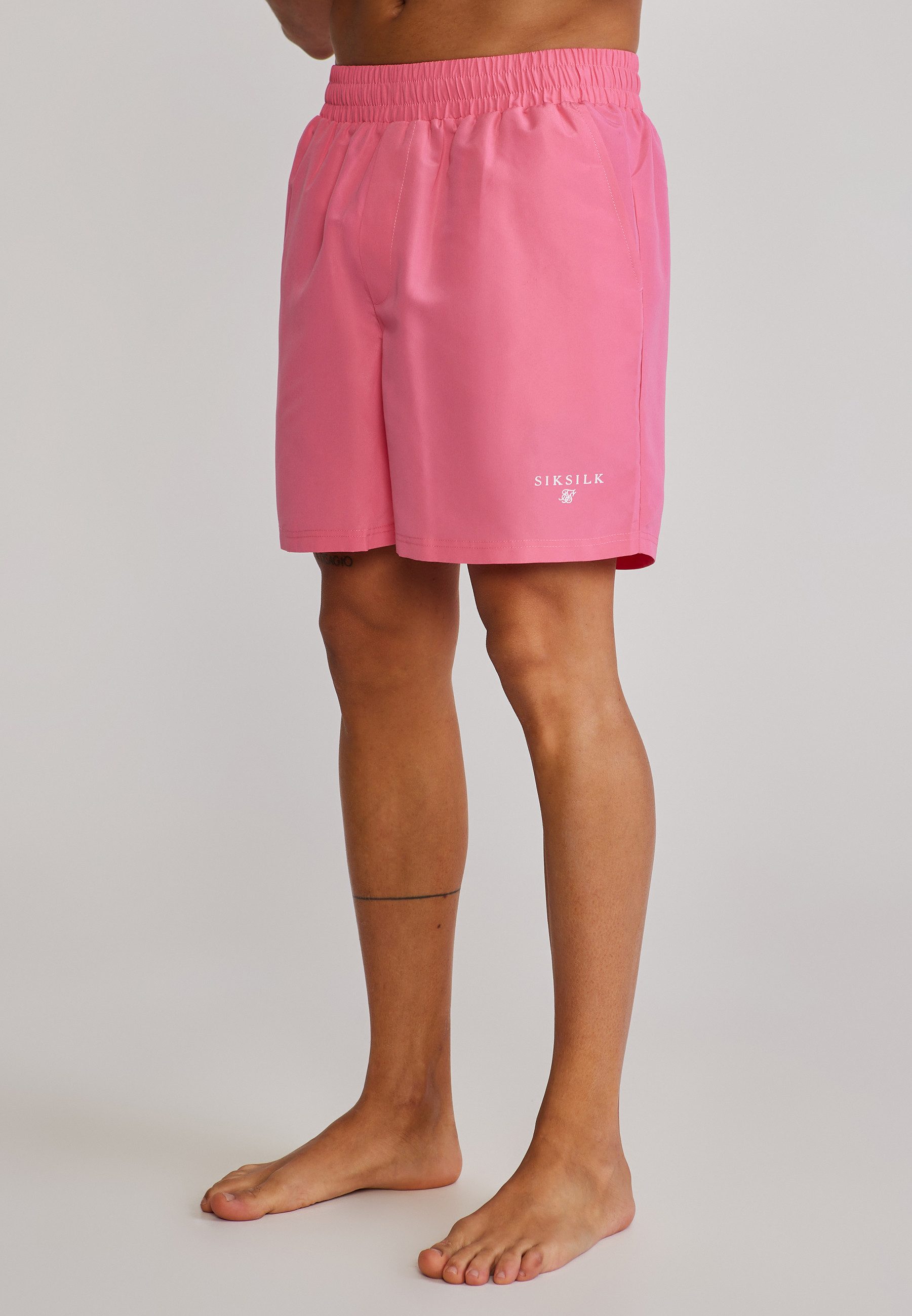 Siksilk Badeshorts SikSilk Herren Pink Swim Shorts