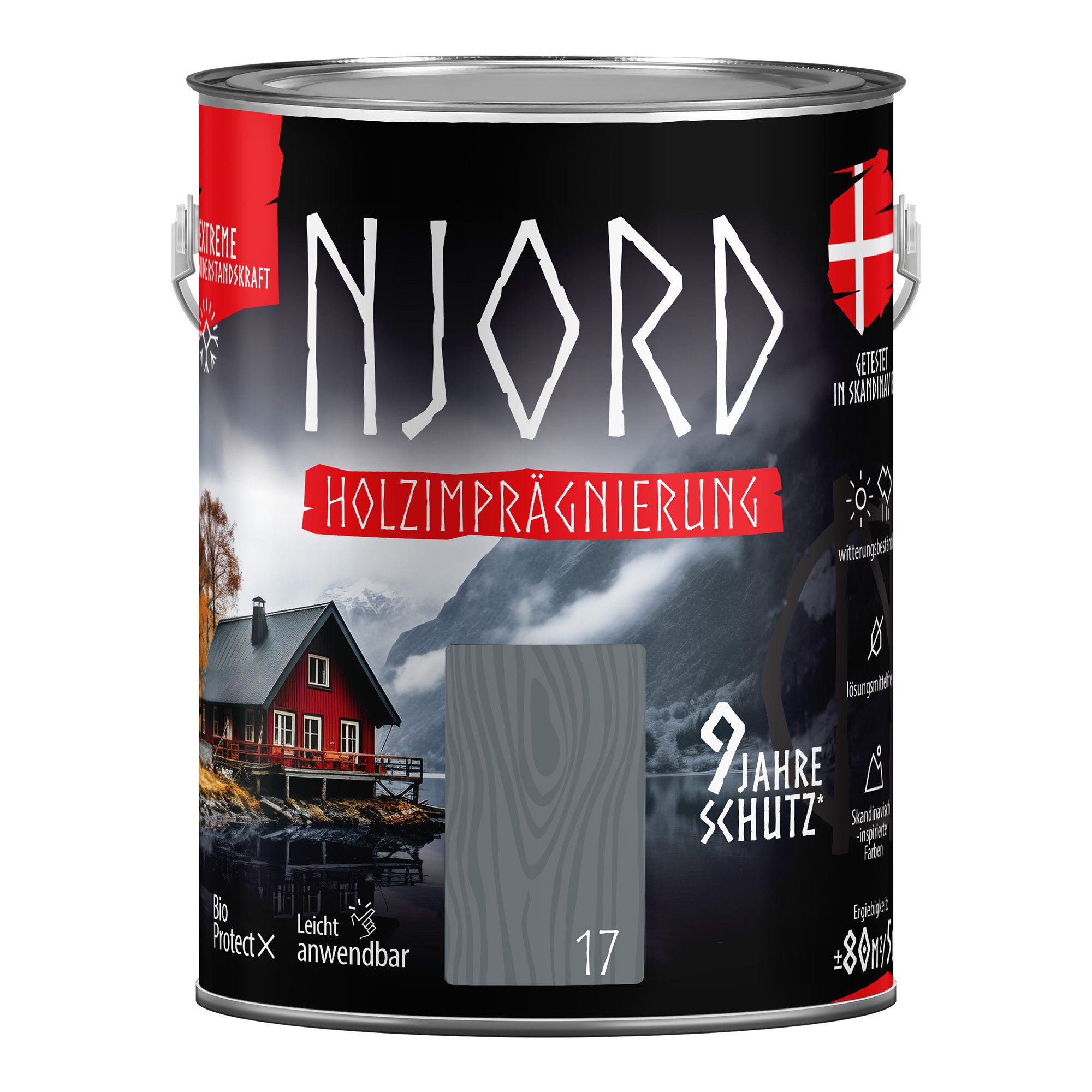 NJORD Holzgrundierung NJORD Holzimpragnierung (17) Norwegische Klippen - 5L