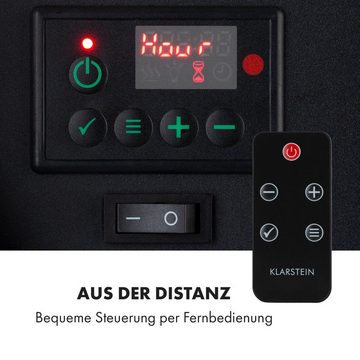 Klarstein Elektrokamin Alpbach, Elektrischer Kamin Heizung Indoor Heater LED 1800W