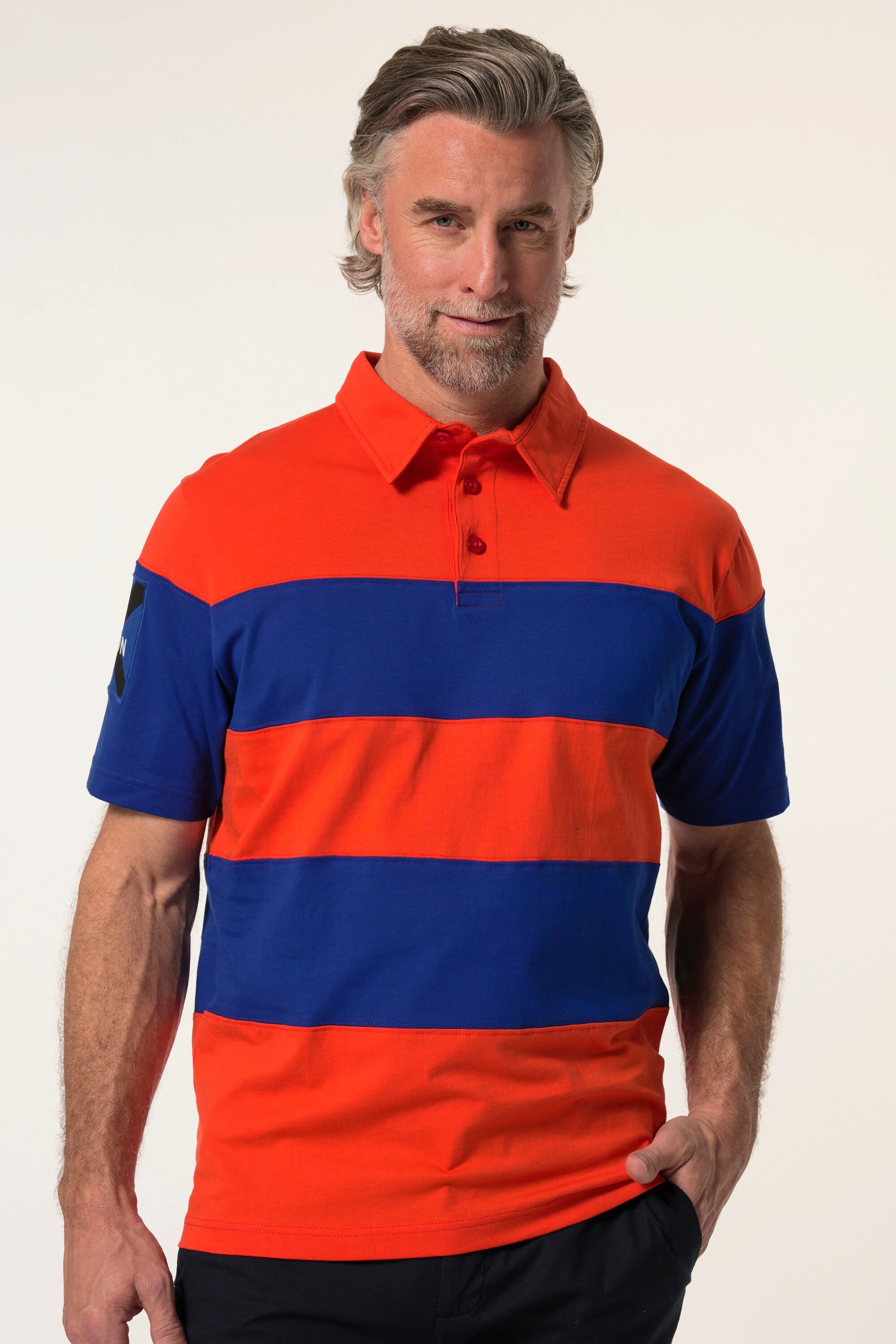 Boston Park Poloshirt Ringel-Poloshirt Langarm günstig online kaufen