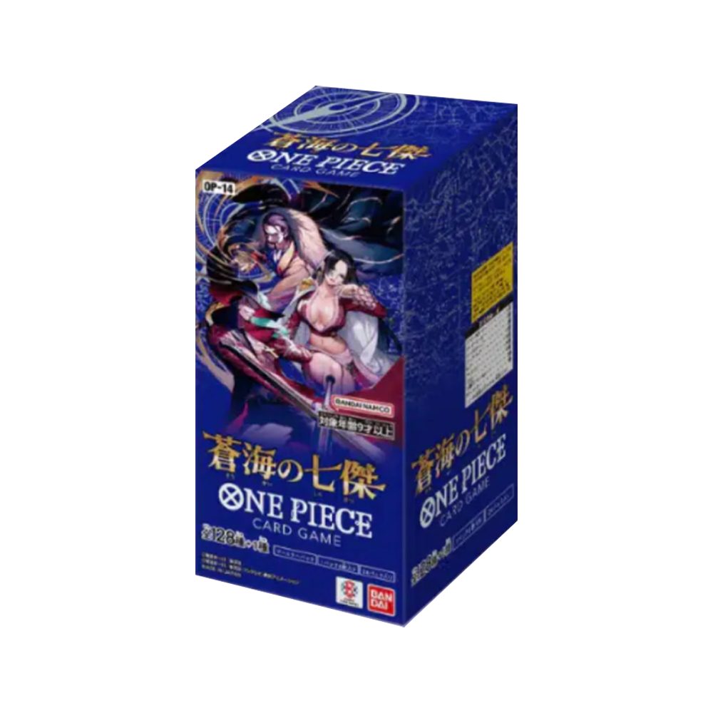Bandai Sammelkarte One Piece The Azure Sea's Seven Booster Display OP14 Japanisch