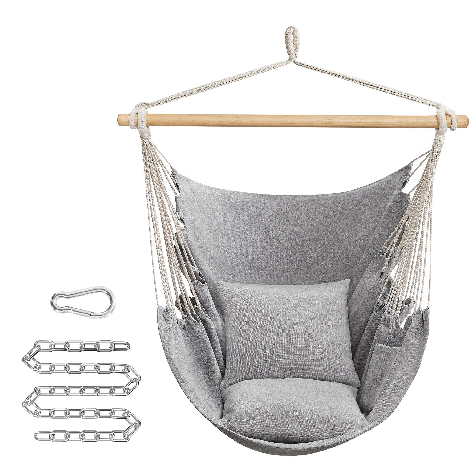 SONGMICS Hängesessel, Hängestuhl mit 2 Kissen, günstig online kaufen
