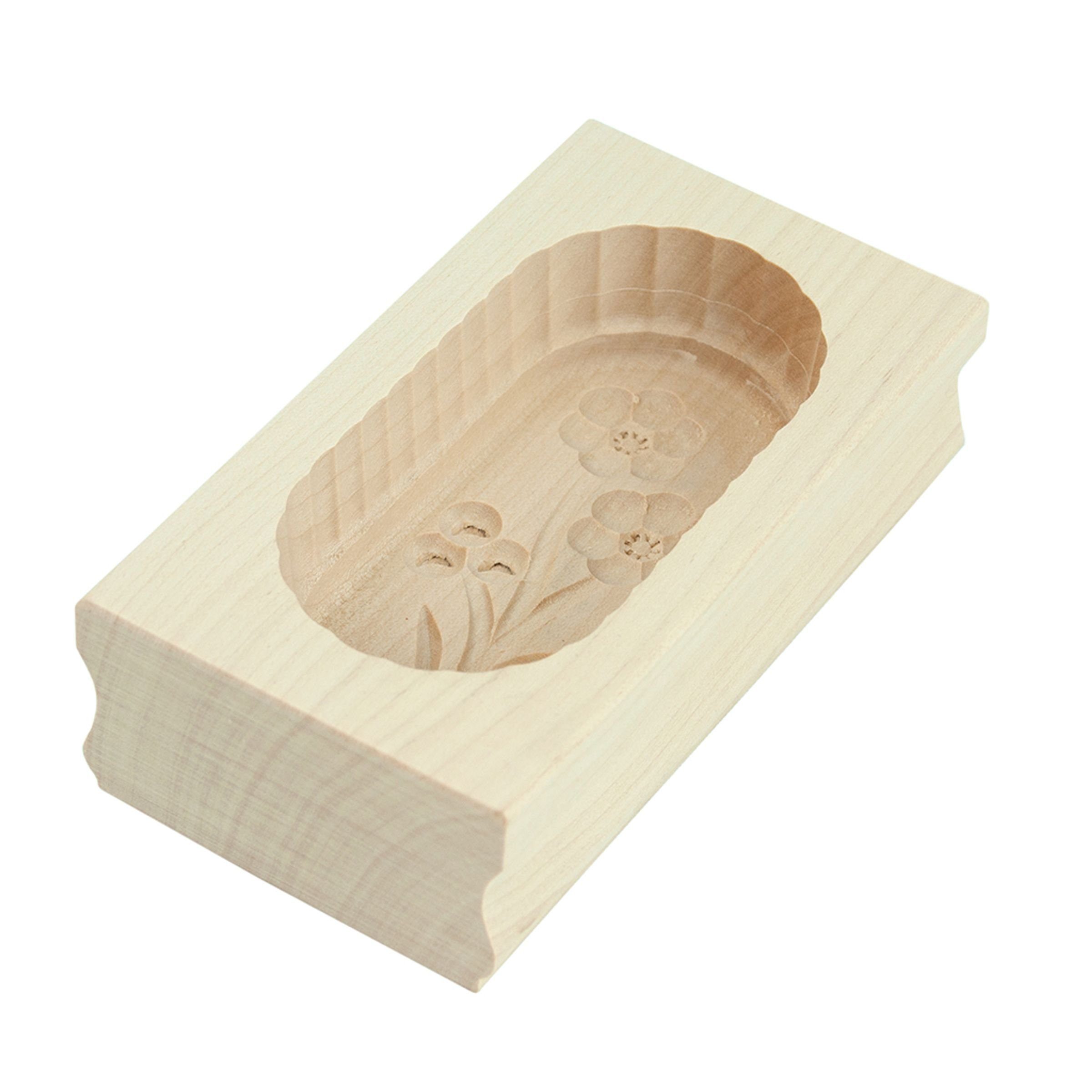 Gravidus Butterdose Butterform Buttermodel aus Buttersturzform 125g Holz Ahorn