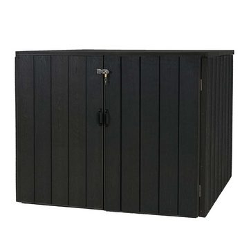MCW Mülltonnenbox MCW-J28-2-P (2 St), Erweiterbar, Abschließbare Tür, Mit Türgriff zum bequemen Öffnen