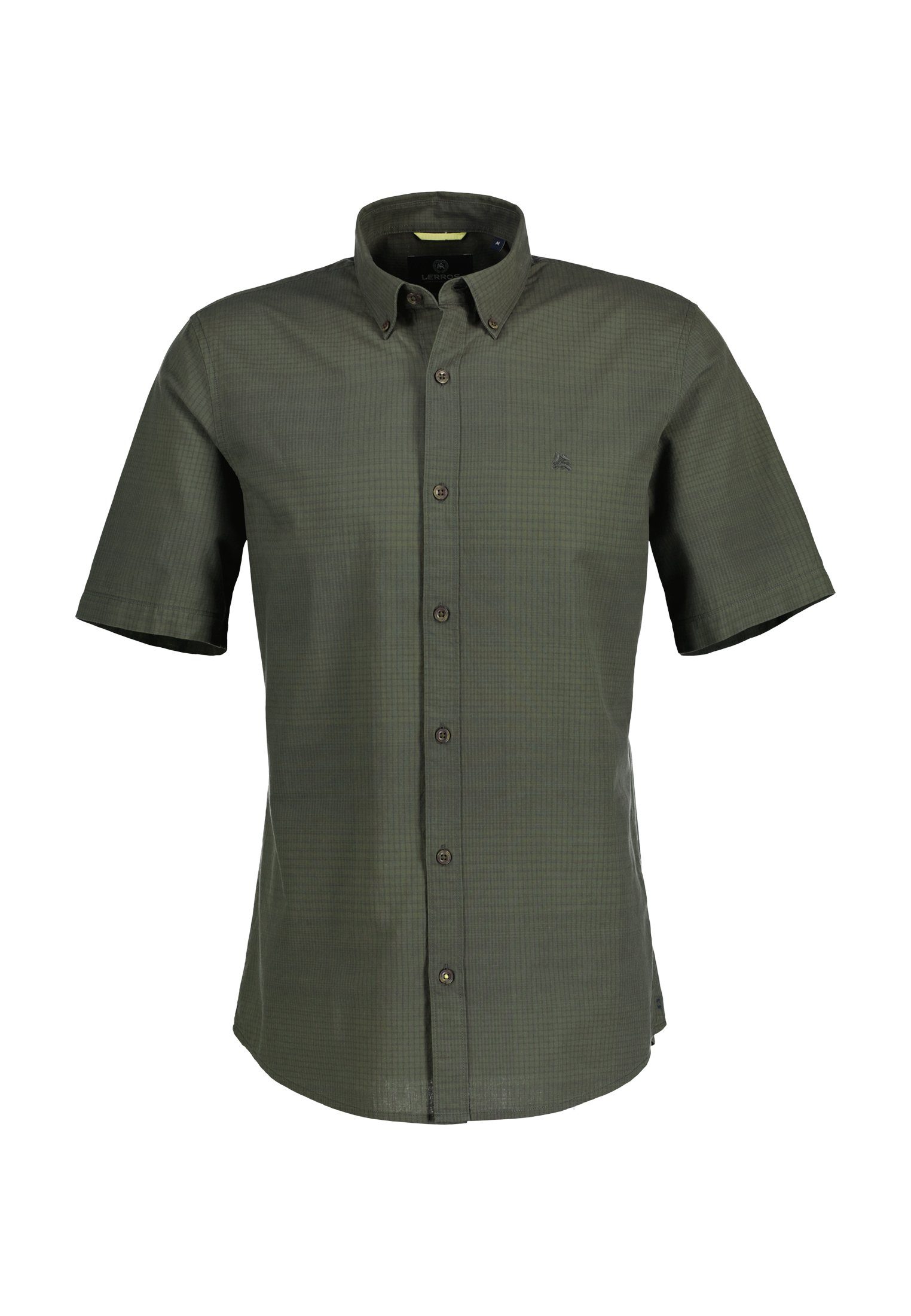 LERROS Kurzarmhemd Kurzarmhemd in Struktur Check