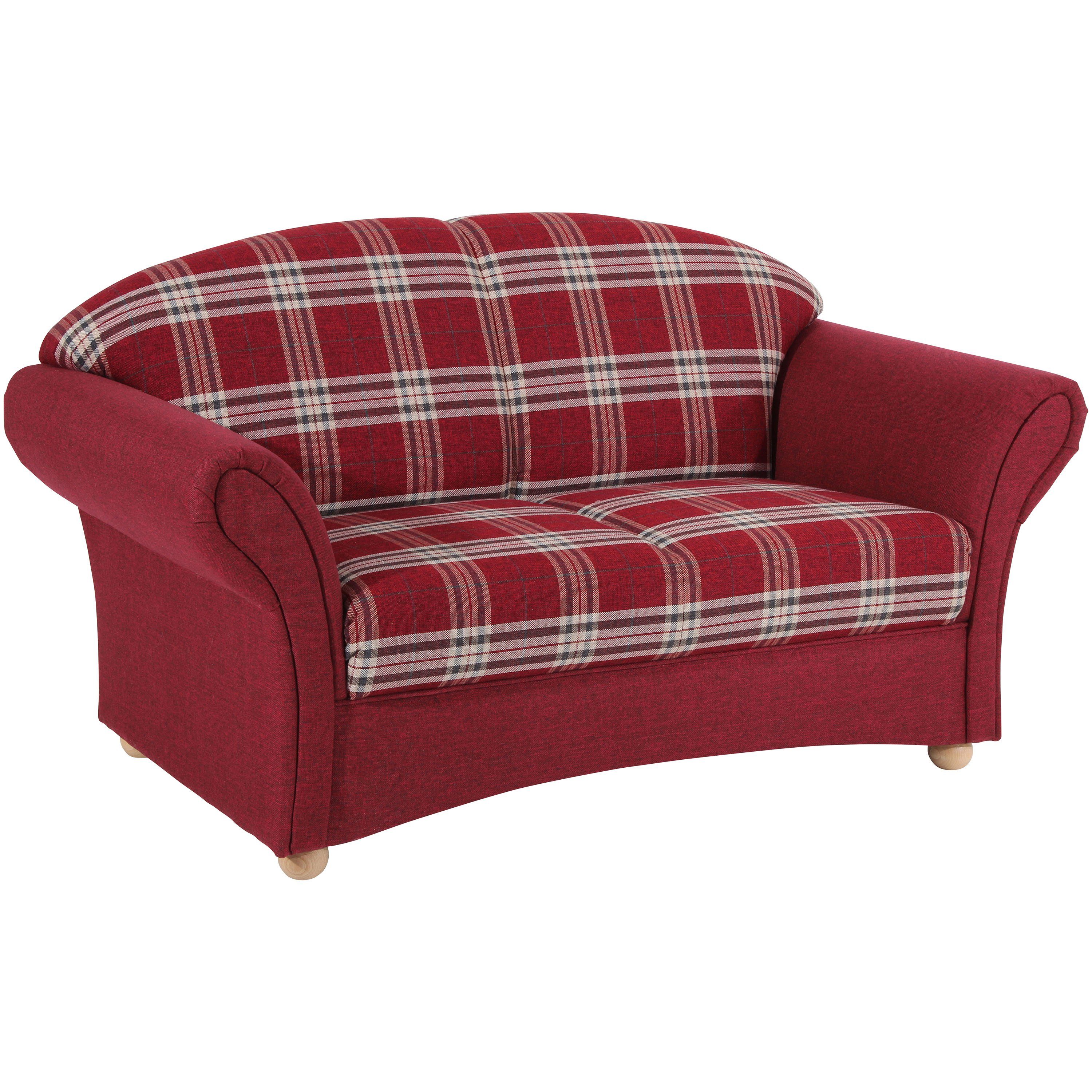Max Winzer® 2-Sitzer Corona Sofa 2-Sitzer rot, 1 Stück, Made in Germany | Einzelsofas