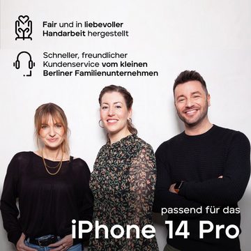 wiiuka Handyhülle skiin FLEX Hülle für iPhone 14 Pro, Silikonhülle, Premium Case - Recycelte Materialien - Softtouch Silikon