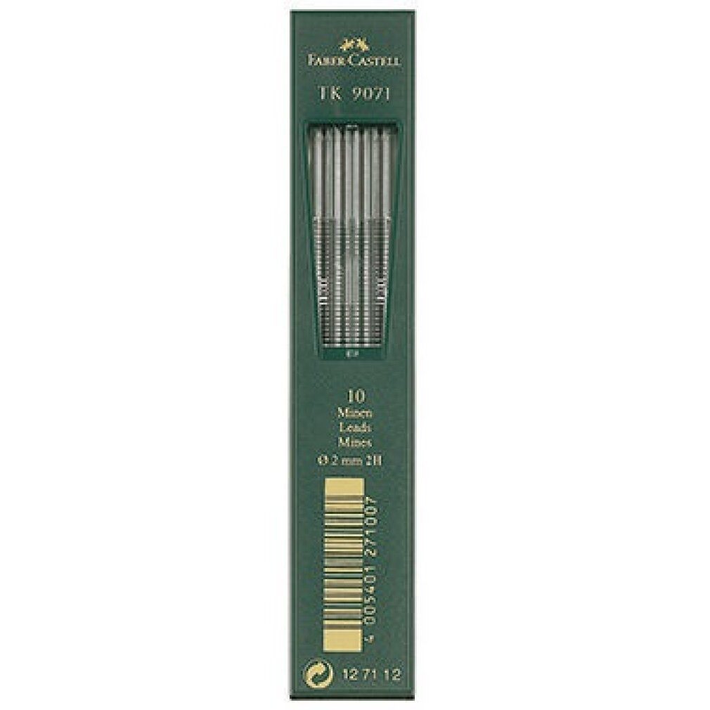 Faber-Castell Ersatzmine Tk Mine 9071/2H 10er Etui 2mm Fallmine