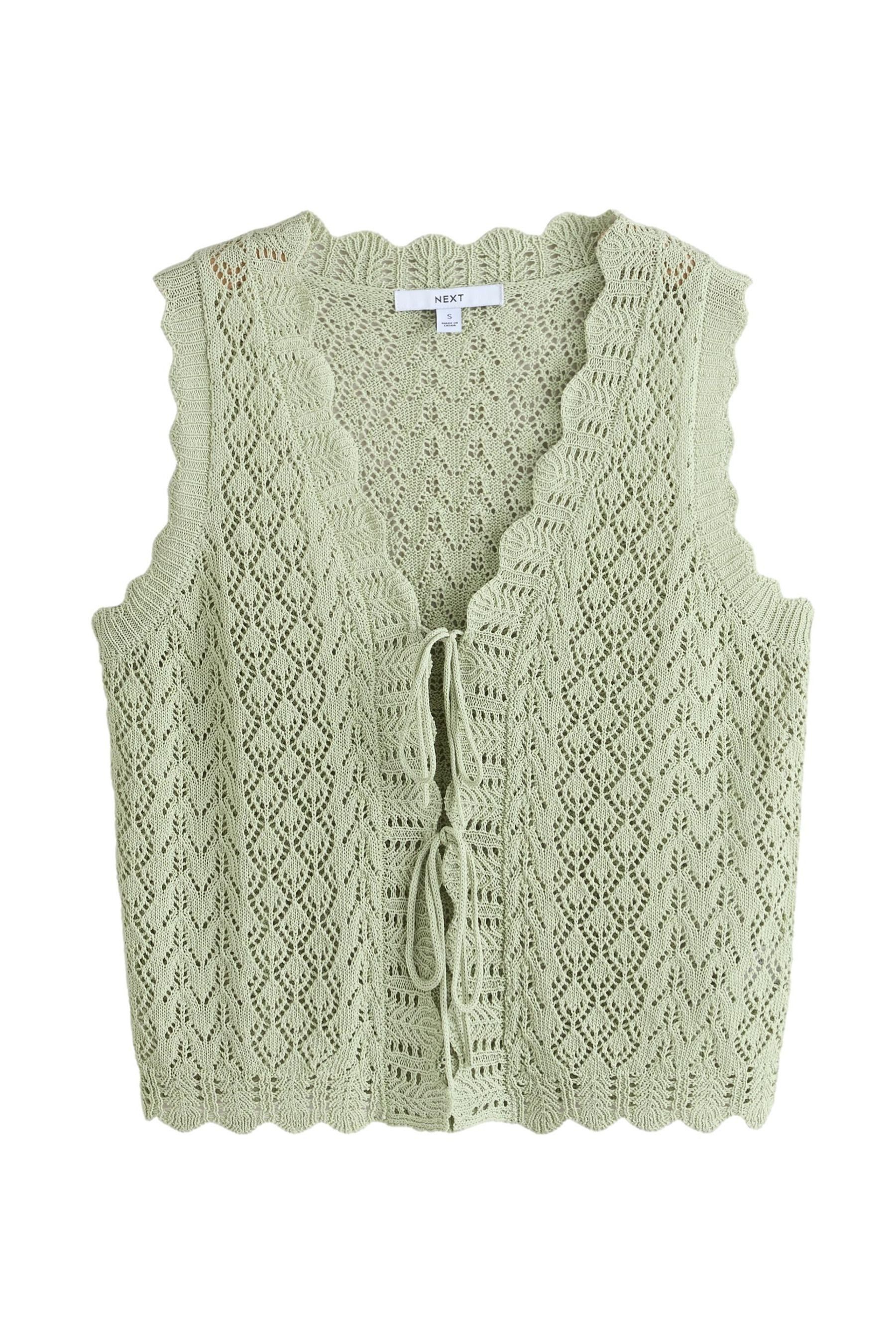 Next Anzugweste Trägertop mit Bindedetail mit Spitze und Leinen (1-tlg) günstig online kaufen