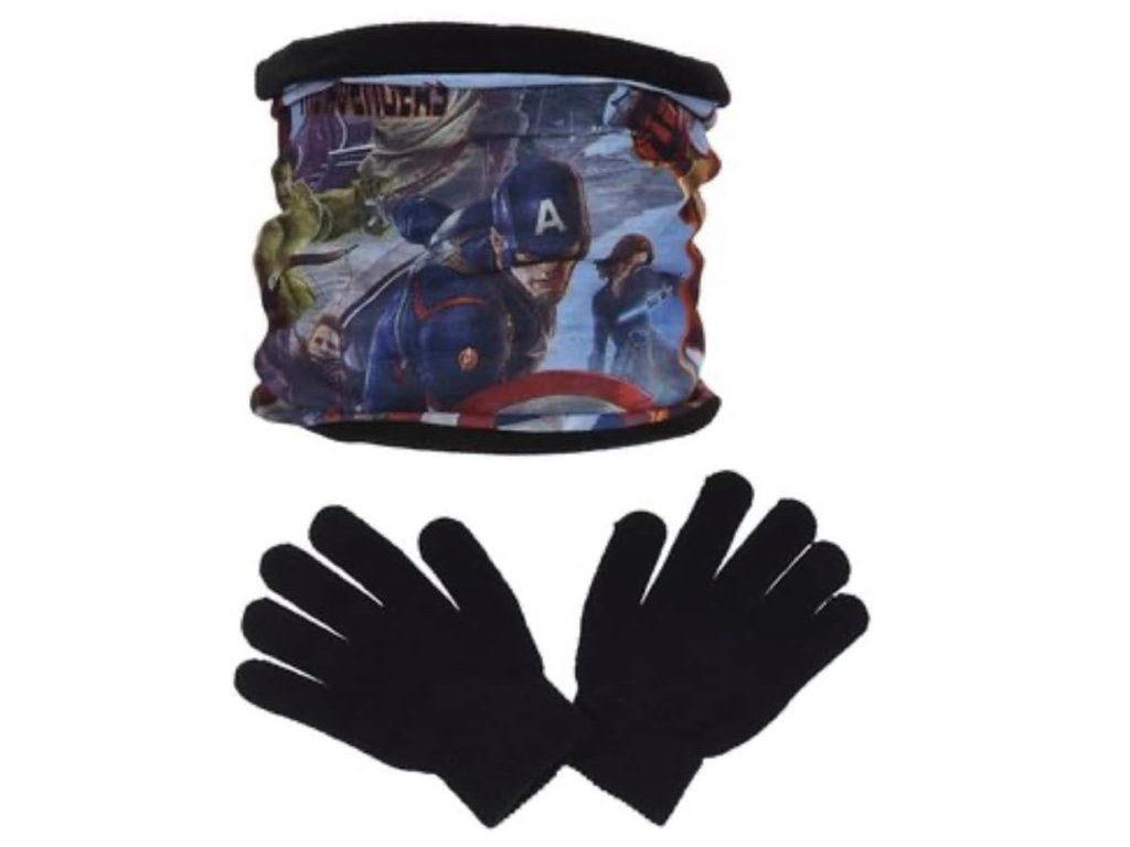 Schal Schlauchschal und Handschuhe Set