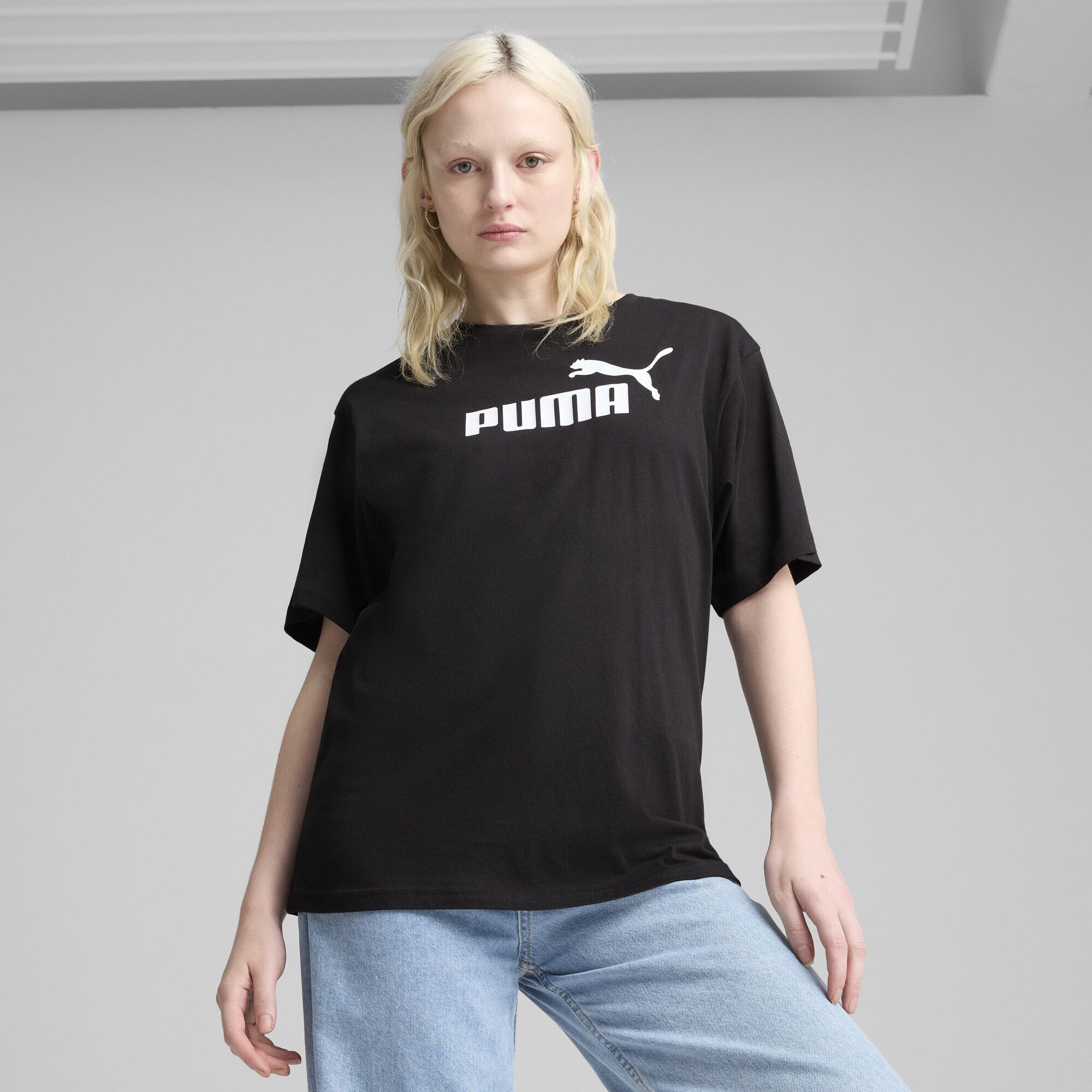 PUMA T-Shirt Essentials No. 1 Logo Relaxed T-Shirt Damen günstig online kaufen