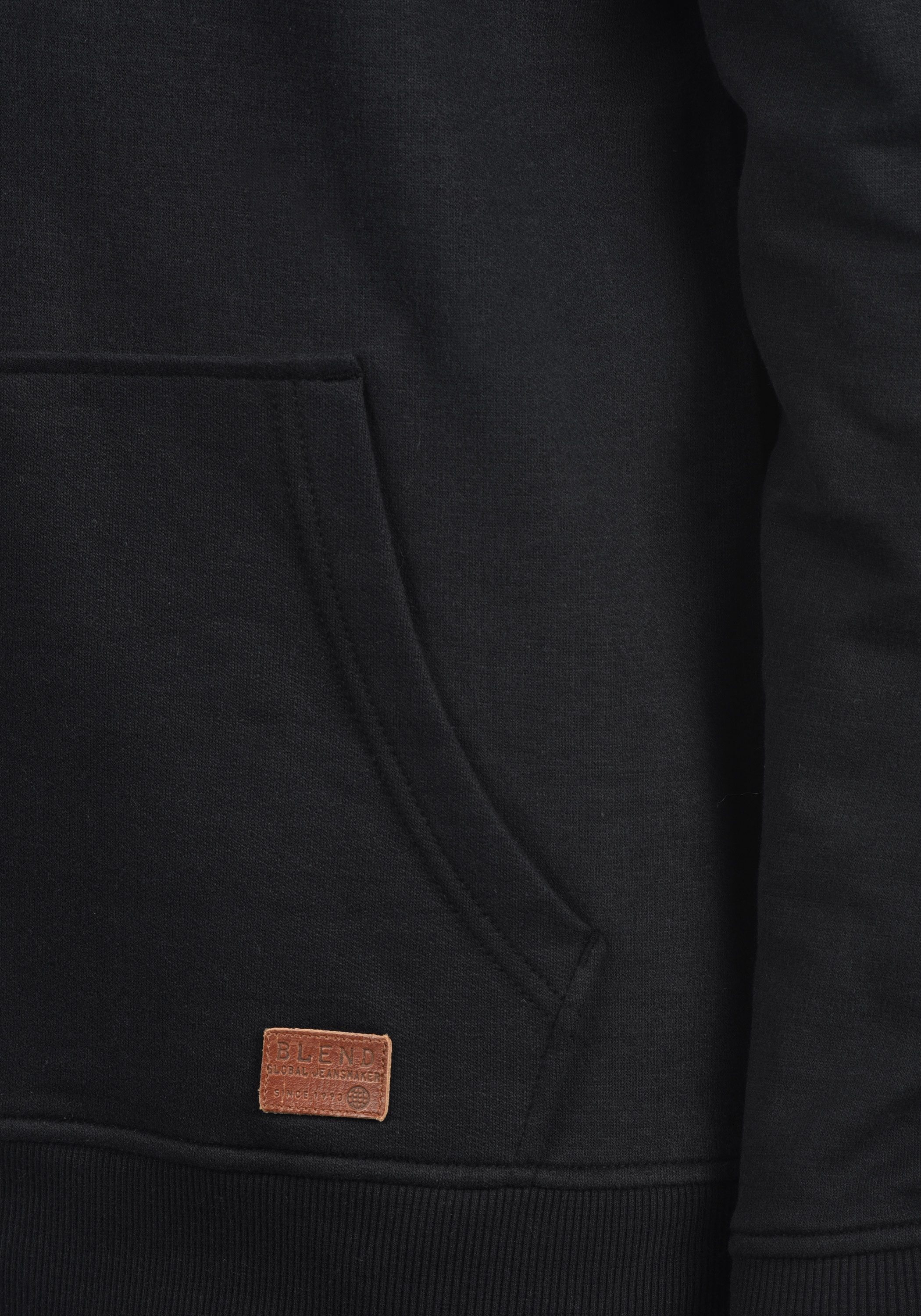 Blend Kapuzenpullover BHHulker Sweatshirtjacke mit Teddyeinsatz in der Kapuze