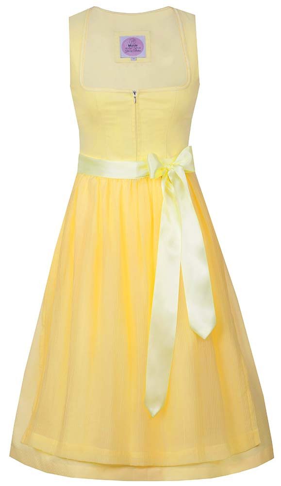 MarJo Dirndl Dirndl Hofstetten 65cm Länge zitrone