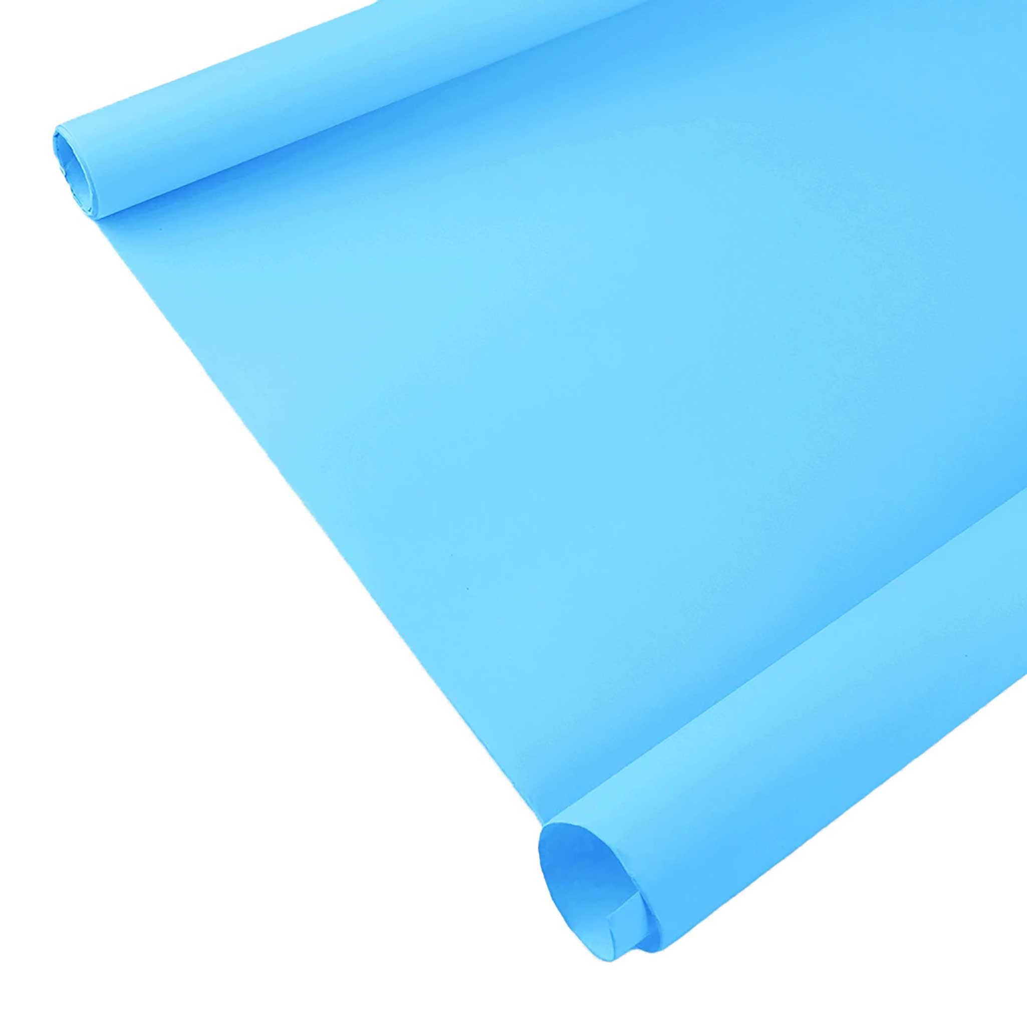 maDDma Geschenkpapier Geschenkpapier uni matt 1 Rolle Dekopapier Verpackungspapier, cyan