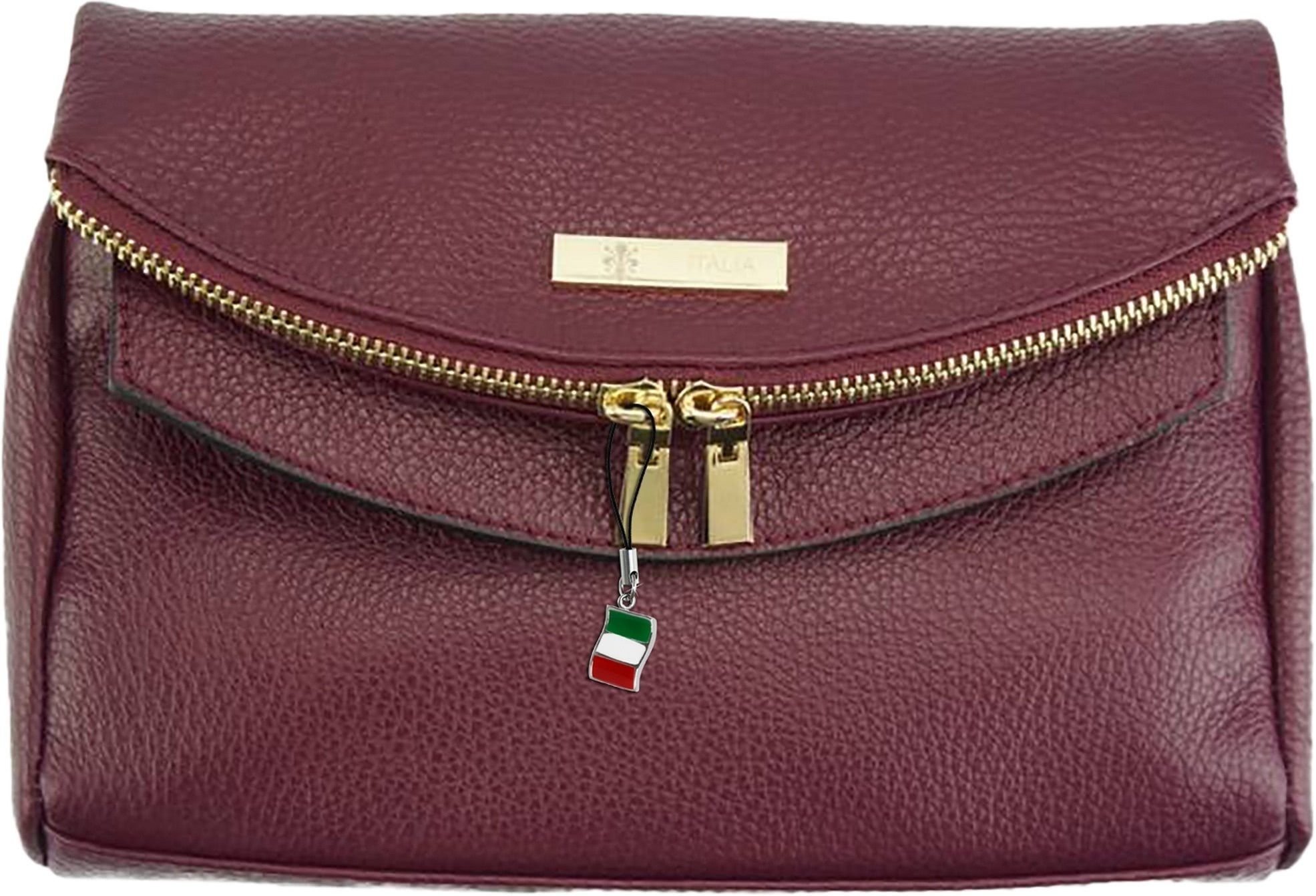 FLORENCE Clutch »OTF803D Florence 2in1 Damen Abendtasche«, Damen Tasche aus  Echtleder in rot, bordeaux, ca. 24cm Breite, Made-In Italy online kaufen |  OTTO