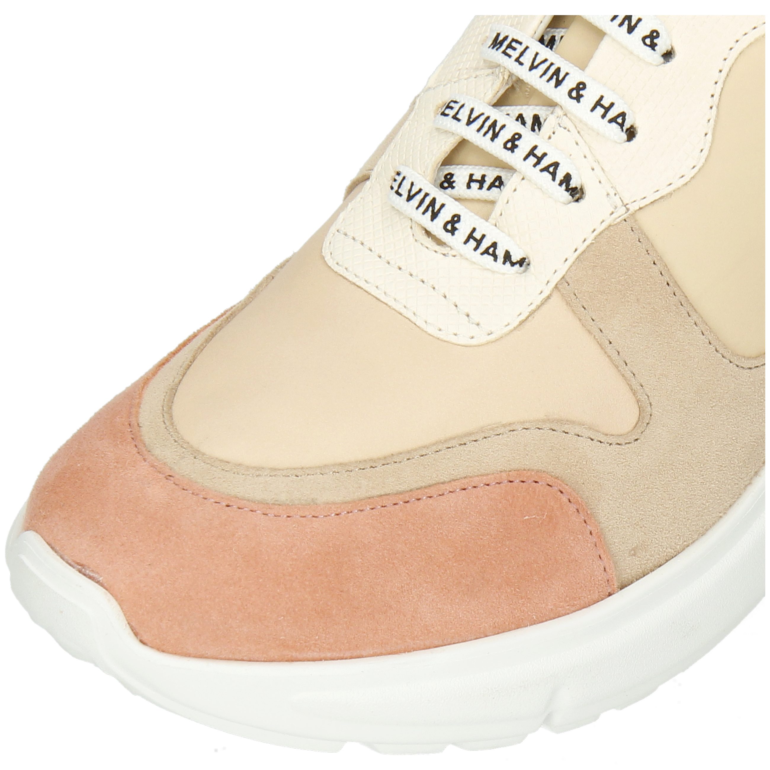 4 Pamela Melvin Wash Salt White Soko Goat Hamilton Suede Savoy Beige Pink & Sneaker Flex Beige