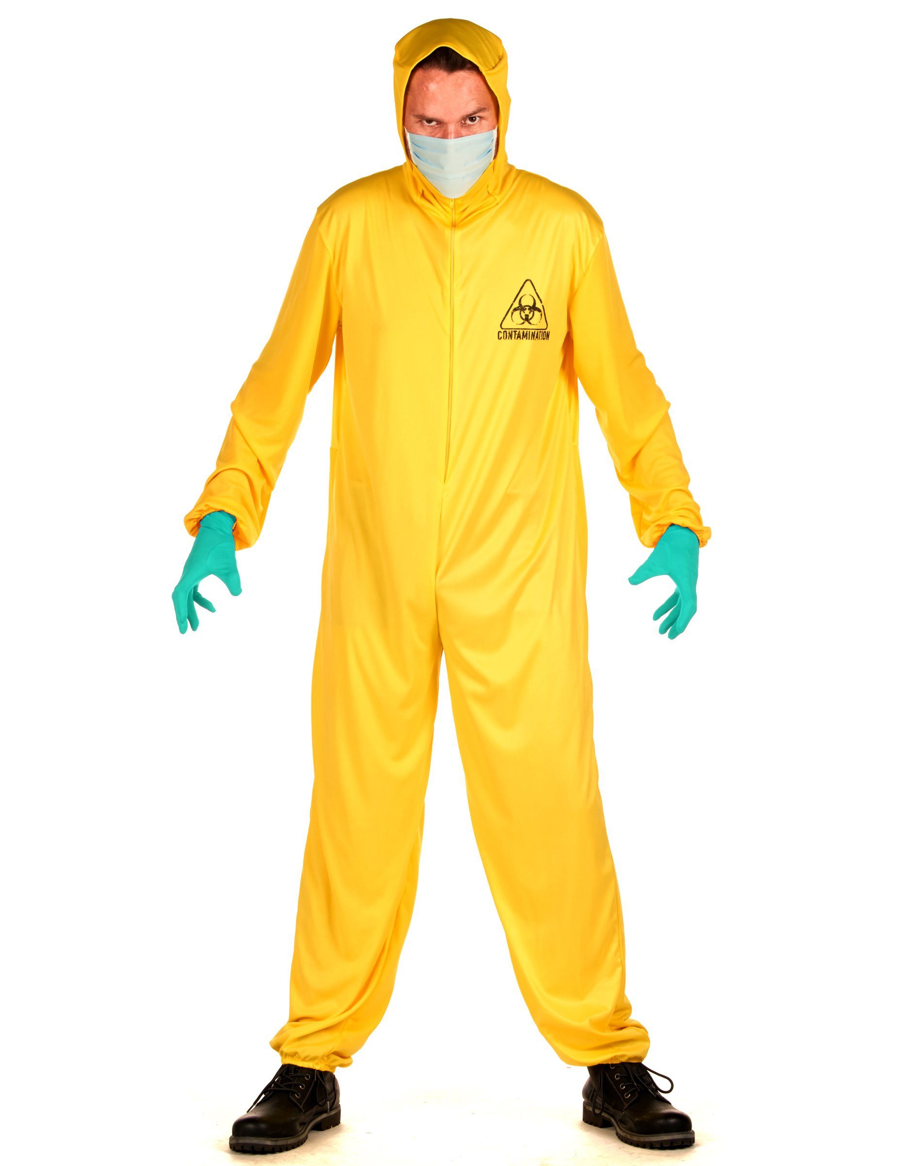 Kostüm Strahlenschutz-Kostüm für Erwachsene Halloween-Viruskostüm