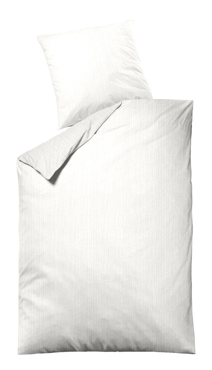 MONDO Bettwäsche MUSE, Cremeweiß, Baumwolle, Crinkleoptik, günstig online kaufen