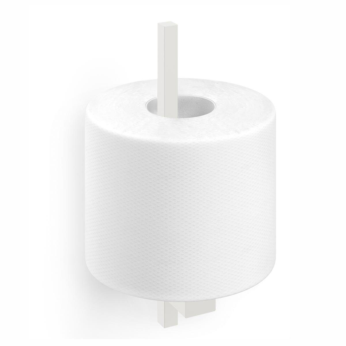 Zack Toiletten-Ersatzrollenhalter ZACK Ersatz-Toilettenpapierhalter CARVO Edelstahl weiß
