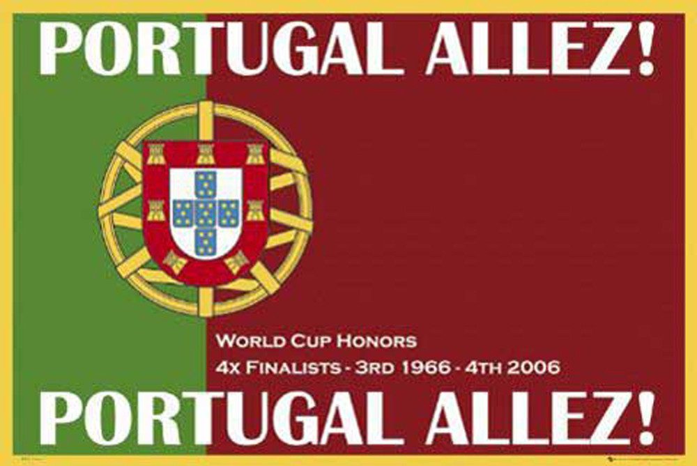 Poster Fußball - Poster - Portugal allez