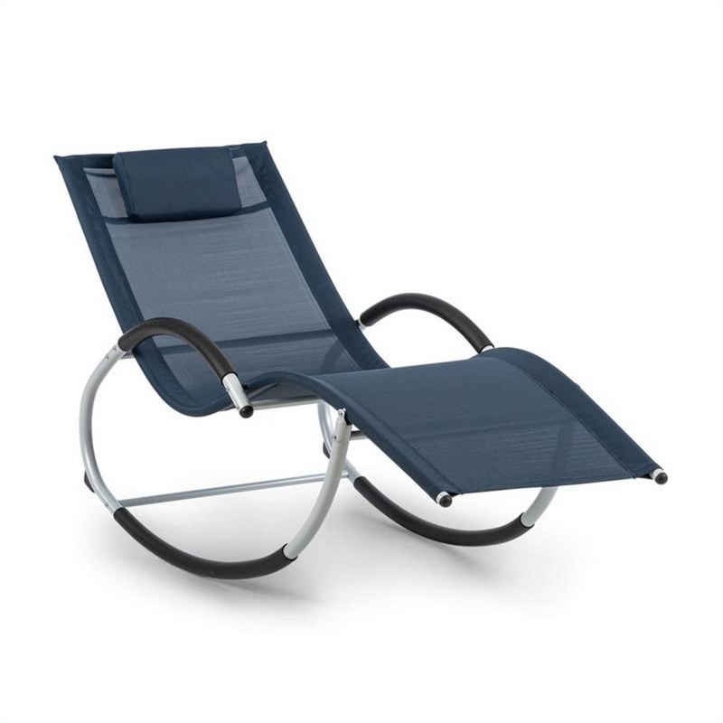 blumfeldt Gartenliege Westwood Rocking Chair Schaukelliege, Schwingeffekt, ergonomisch geformte Gartenliege