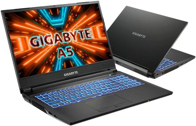 Gigabyte A5 K1 ADE1130SD 39,62cm (P) Notebook (39,6 cm 15,6 Zoll, AMD Ryzen 5 5600H, GeForce RTX 3060, 512 GB SSD)  - Onlineshop OTTO