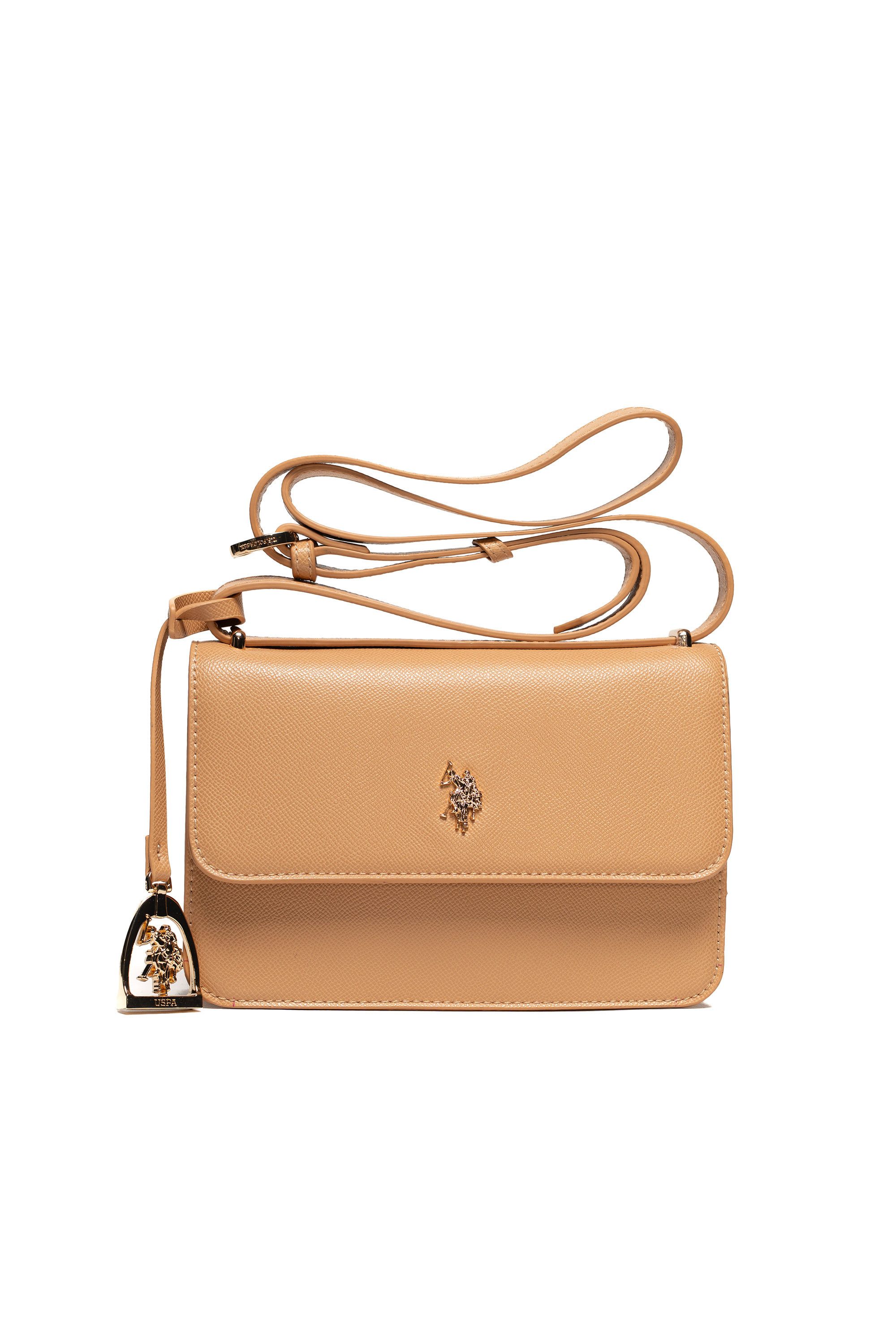 U.S. Polo Assn. Schultertasche JONES SMALL FLAP CROSSBODY BAG Damen, Schultertasche Damen, kleine Handtasche, Fashion, Lifestyle, Sale