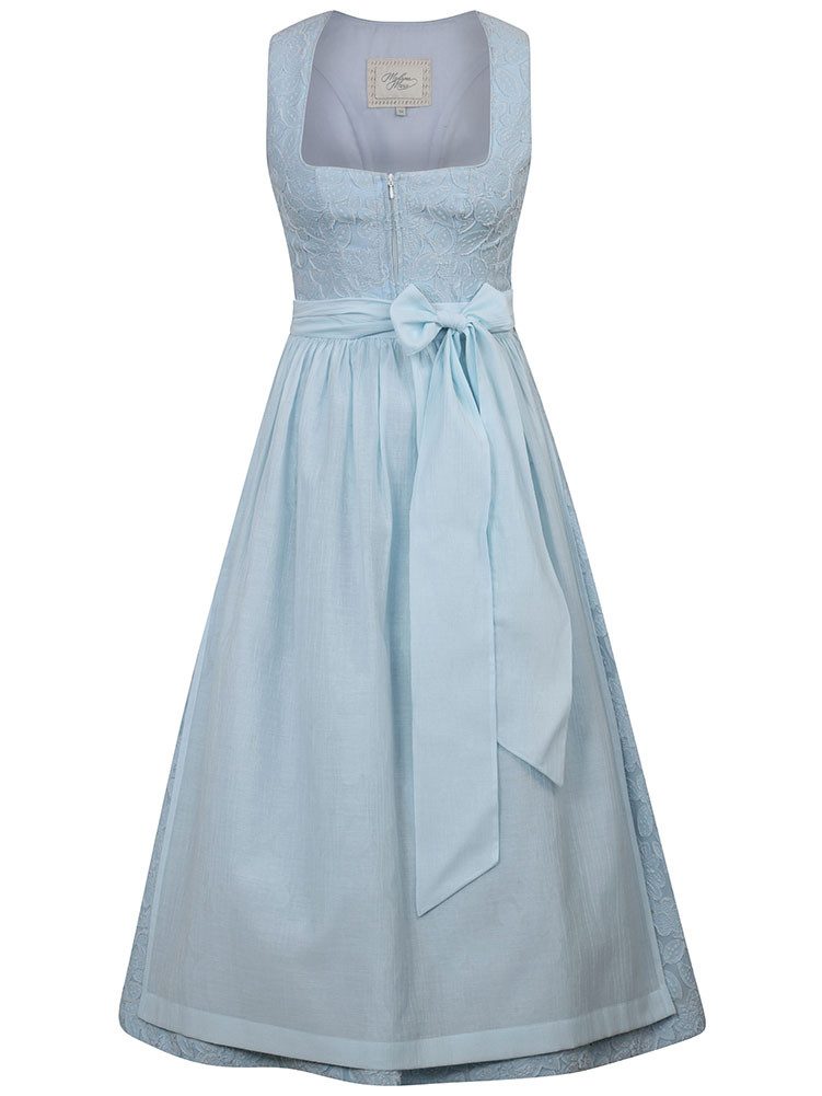 Madame Marie Dirndl Dirndl Thavirea 80cm Länge eisblau