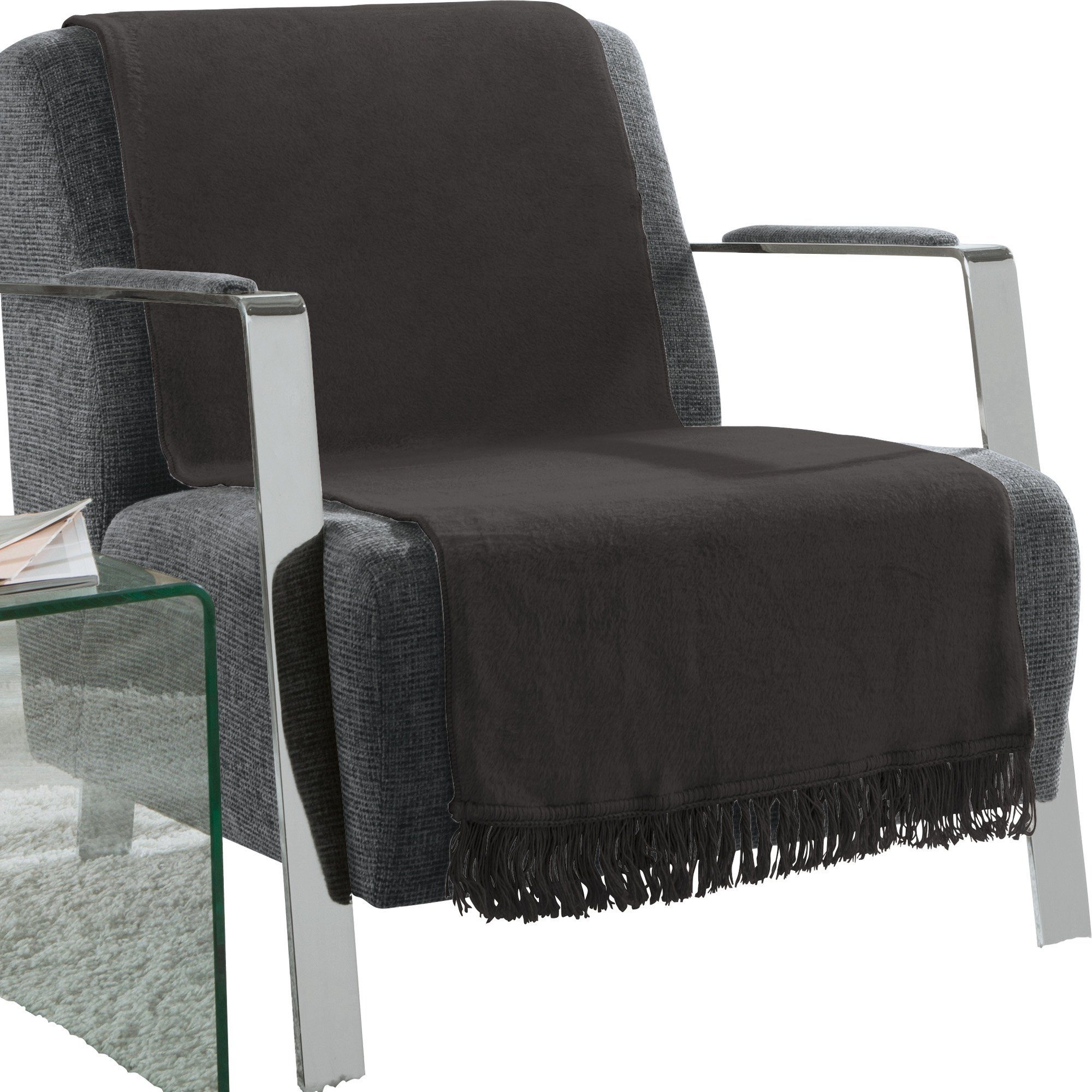 Erwin Müller Sesselschoner Sessel- und Sofaschoner "Catania", Baumwollmischung Uni