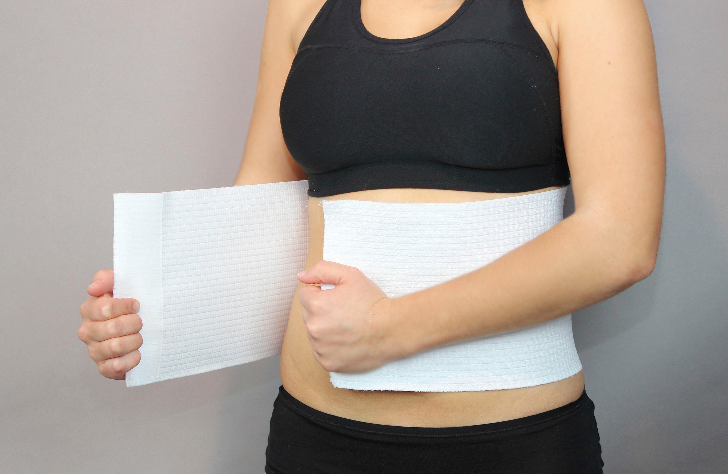 Hydas Bauch- und Rückenstützgürtel aus temperaturausgleichendem Material, bei Muskelschwäche, Bandscheibenbeschwerden uvm.