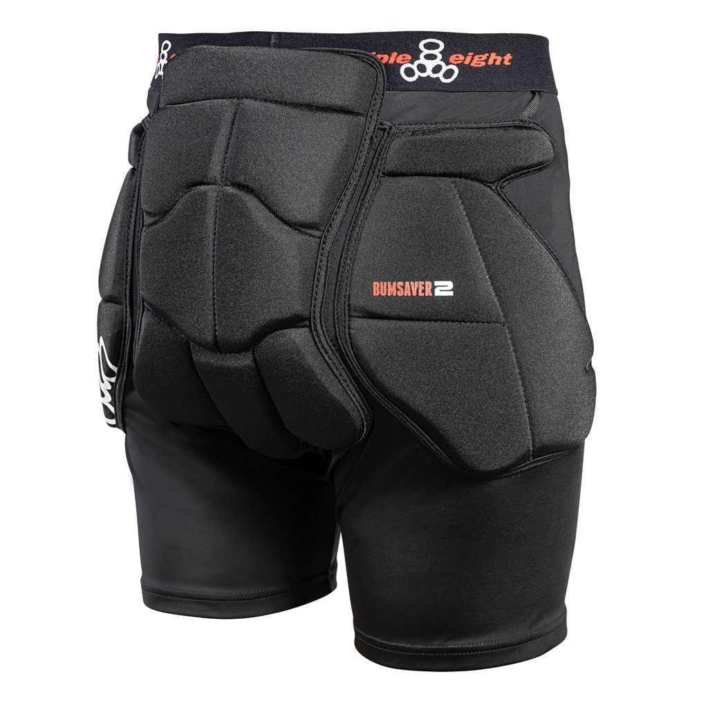 Triple 8 Schutzhose Bumsaver 2, Polsterung an Hüfte, Sitzbein und Steißbein