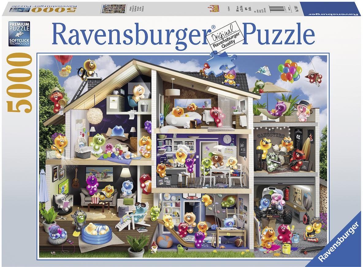 Ravensburger Puzzle Gelini Puppenhaus, 5000 Puzzleteile, Made in Germany, FSC® - schützt Wald - weltweit