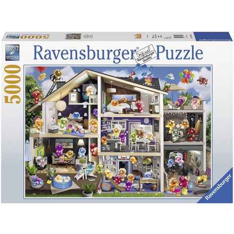 Ravensburger Puzzle Gelini Puppenhaus, 5000 Puzzleteile, Made in Germany, FSC® - schützt Wald - weltweit