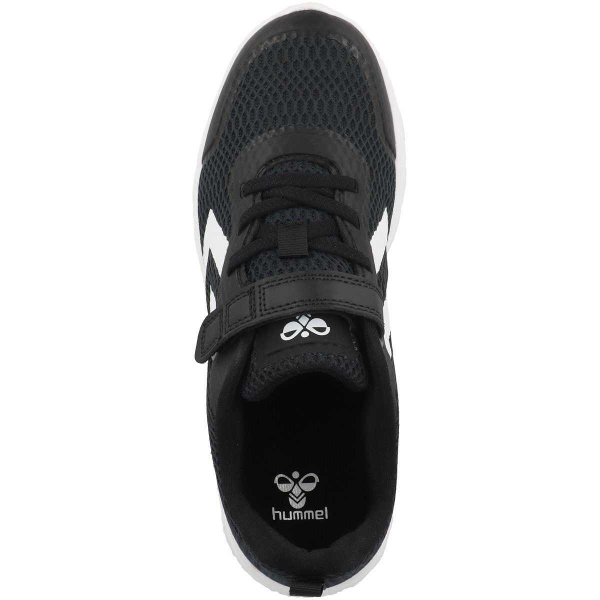 hummel Actus der Kinder Unisex Recycled an Ferse Sneaker BLACK Zuglasche