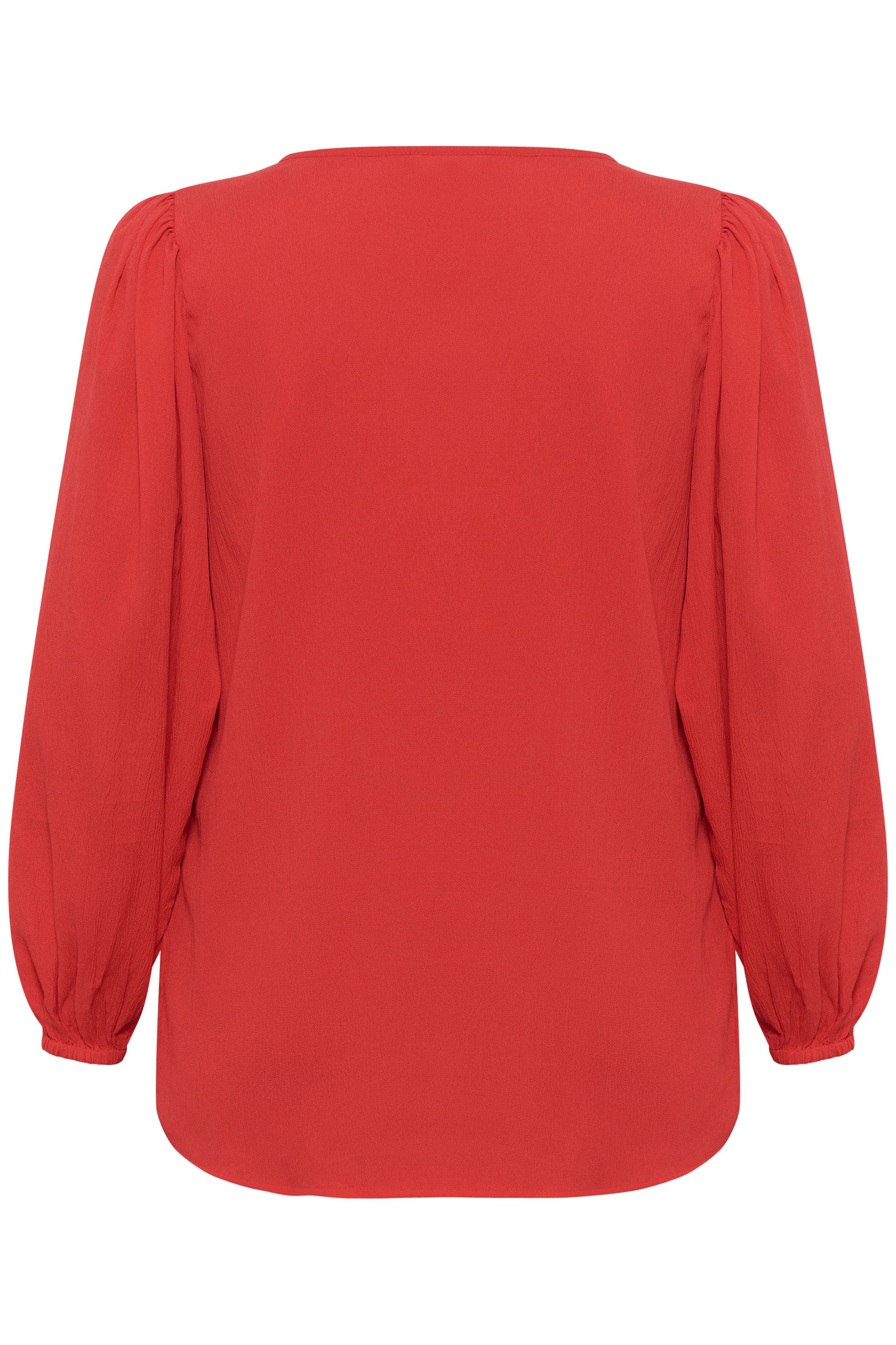 KAFFE Curve Langarmbluse Langarm-Bluse KClunda Große günstig online kaufen