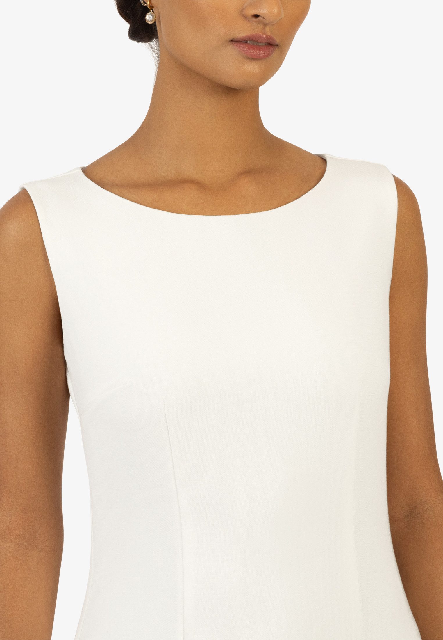 Kraimod Abendkleid mit Rückenschlitz und Rundhals – Bild 4 von 5