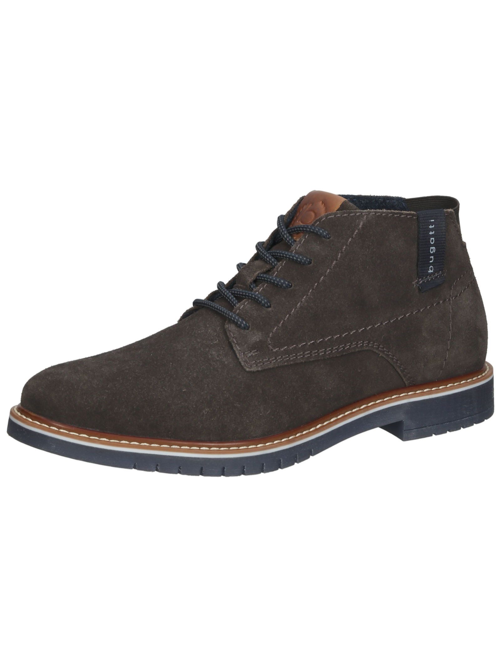 bugatti Stiefelette Veloursleder Schnürstiefelette