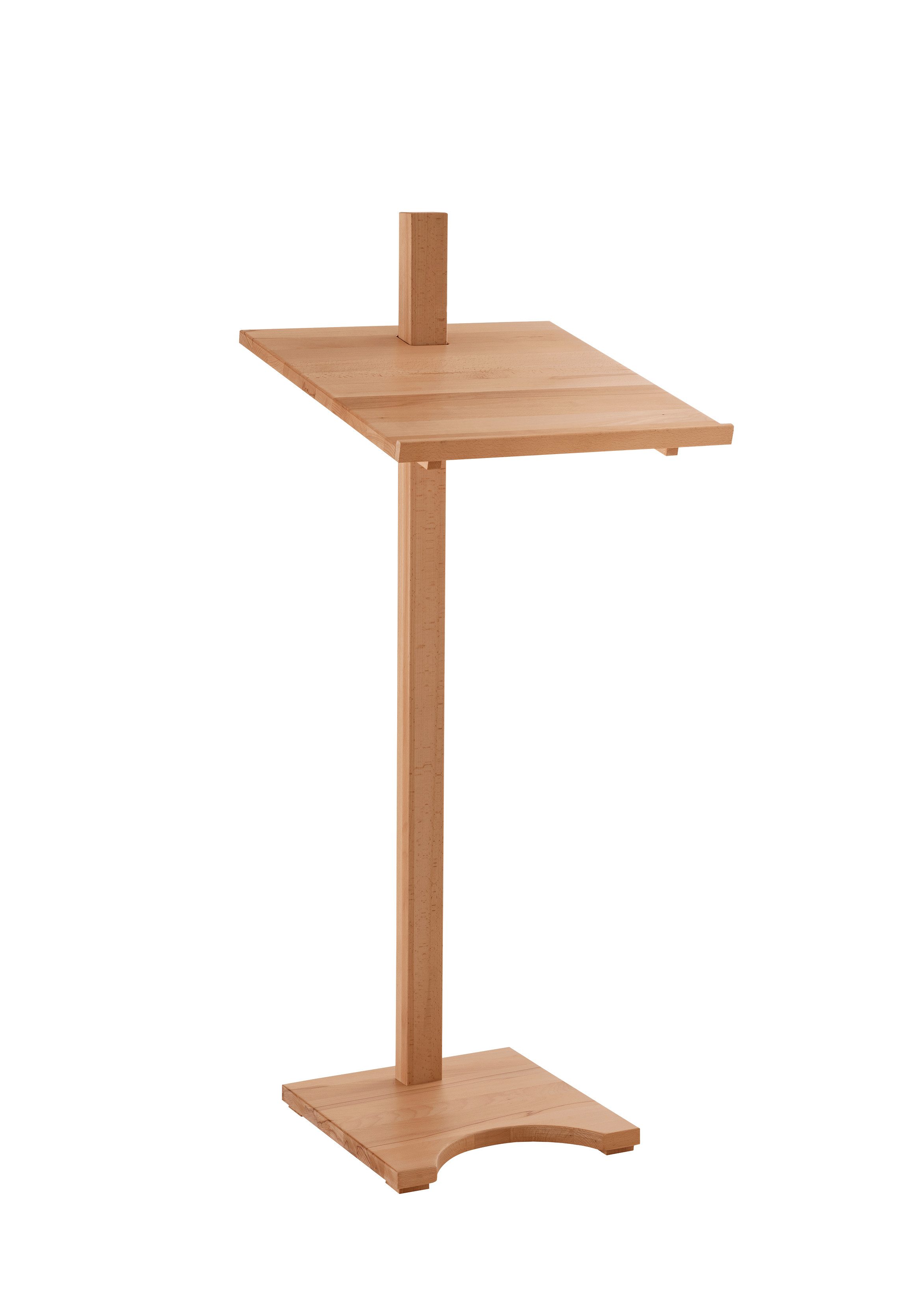 Wohnglücklich Stehpult Alberta (Höhenverstellbar 8 Stufen, 77–123 cm, Schreibfläche: 50 × 50 cm), Homeoffice, Konferenzräume, Schulen, Bibliotheken