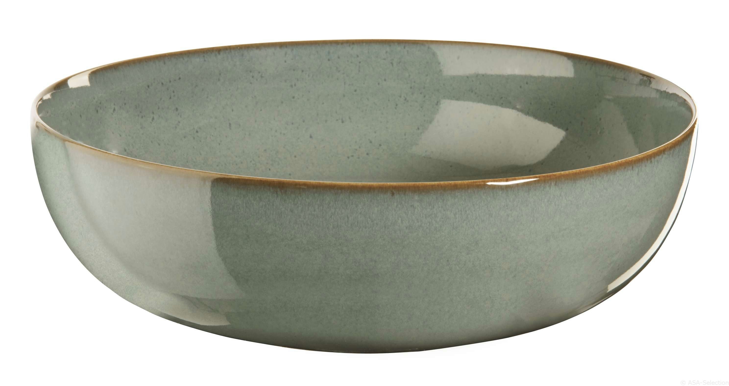 ASA SELECTION Salatschüssel ASA Selection saisons Salatschale, eucalyptus Ø29,5 cm, Steinzeug