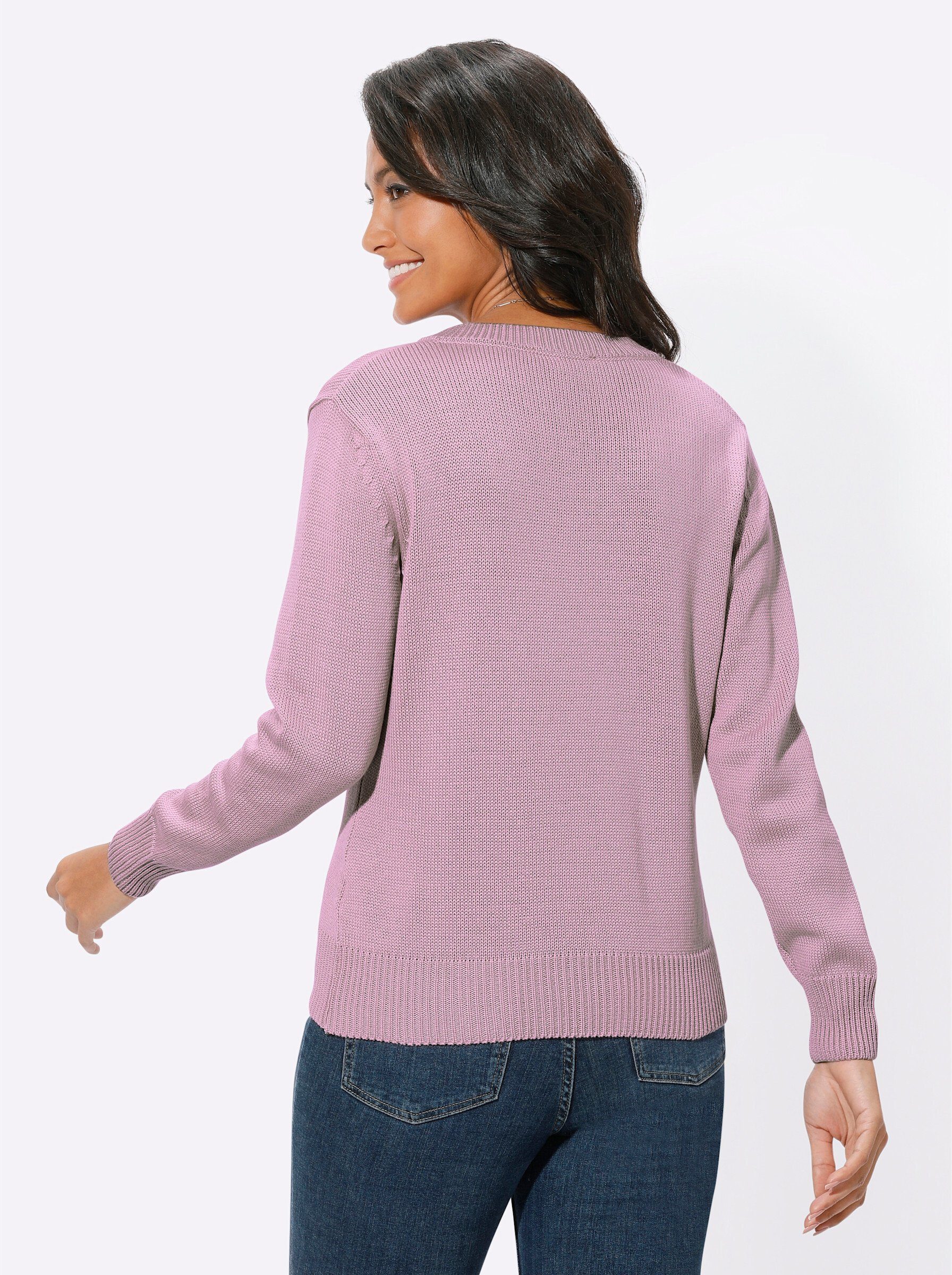 Witt Strickpullover V-Ausschnitt-Pullover günstig online kaufen