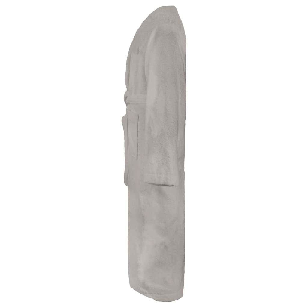 vidaXL Bademantel Bademantel KINN Grau S Baumwolle, Baumwolle günstig online kaufen