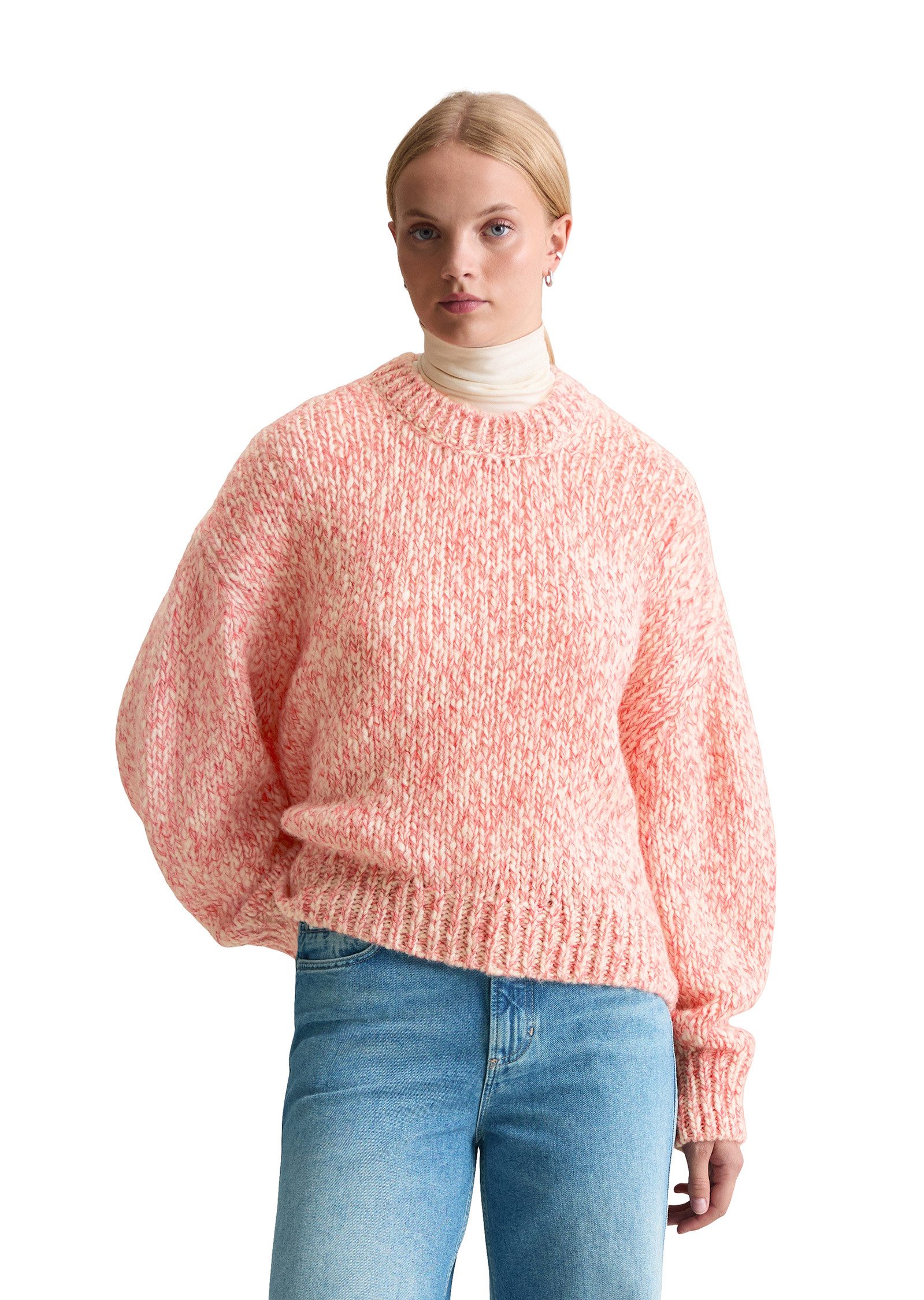 Marc O'Polo DENIM Strickpullover aus Schurwolle-Alpakawolle-Mix