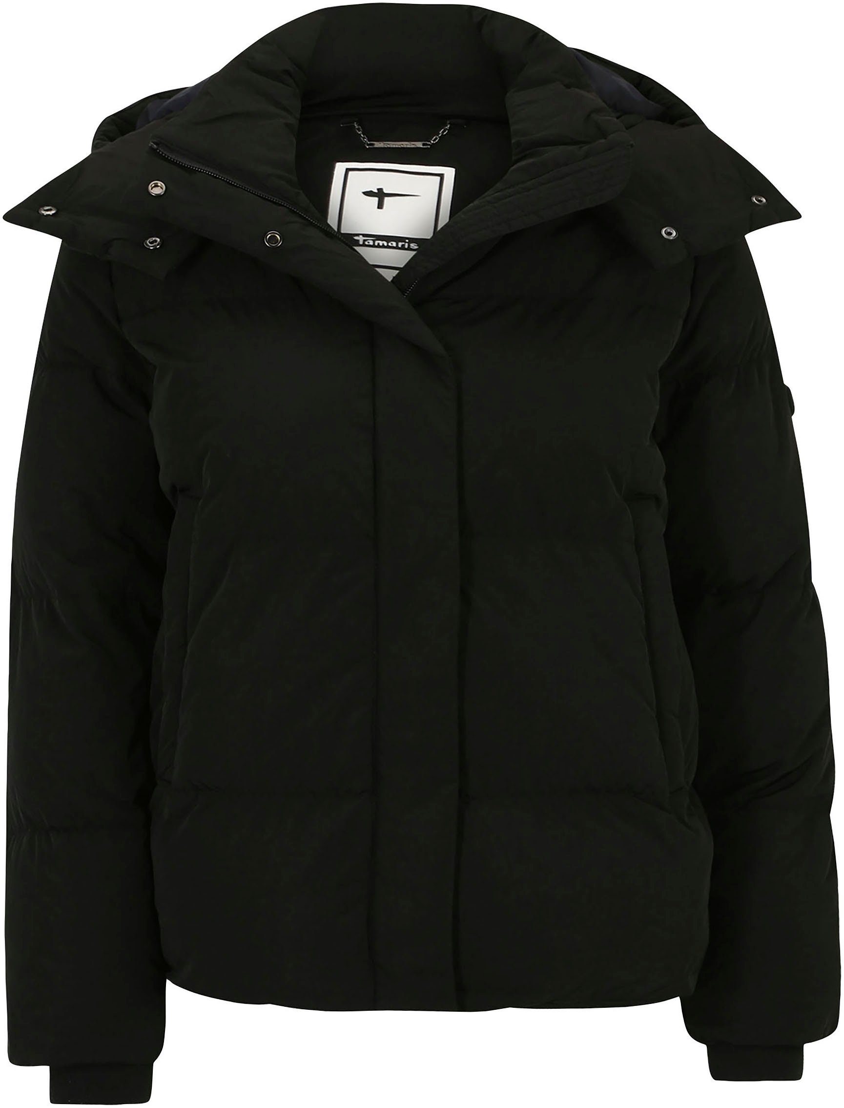 Tamaris Winterjacke mit Kapuze black