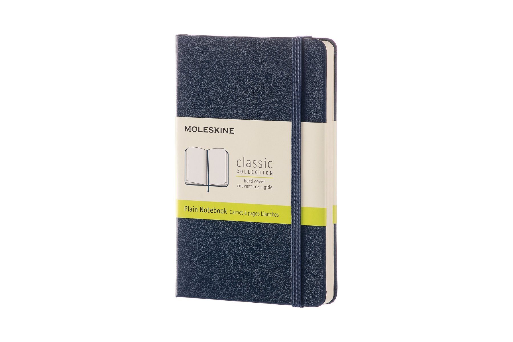 MOLESKINE Notizbuch, Classic Collection P/A6 (9x14) Pocket Einband mit Saphir 70g-Papier - festem 