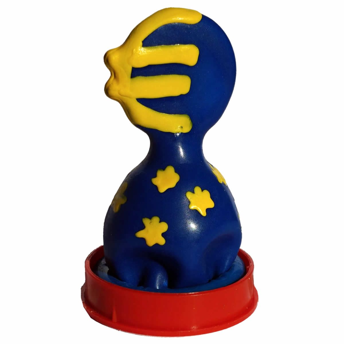 ERCO Kondome Euro Packung mit, 1 St., Scherzkondom mit Figur, handbemalt